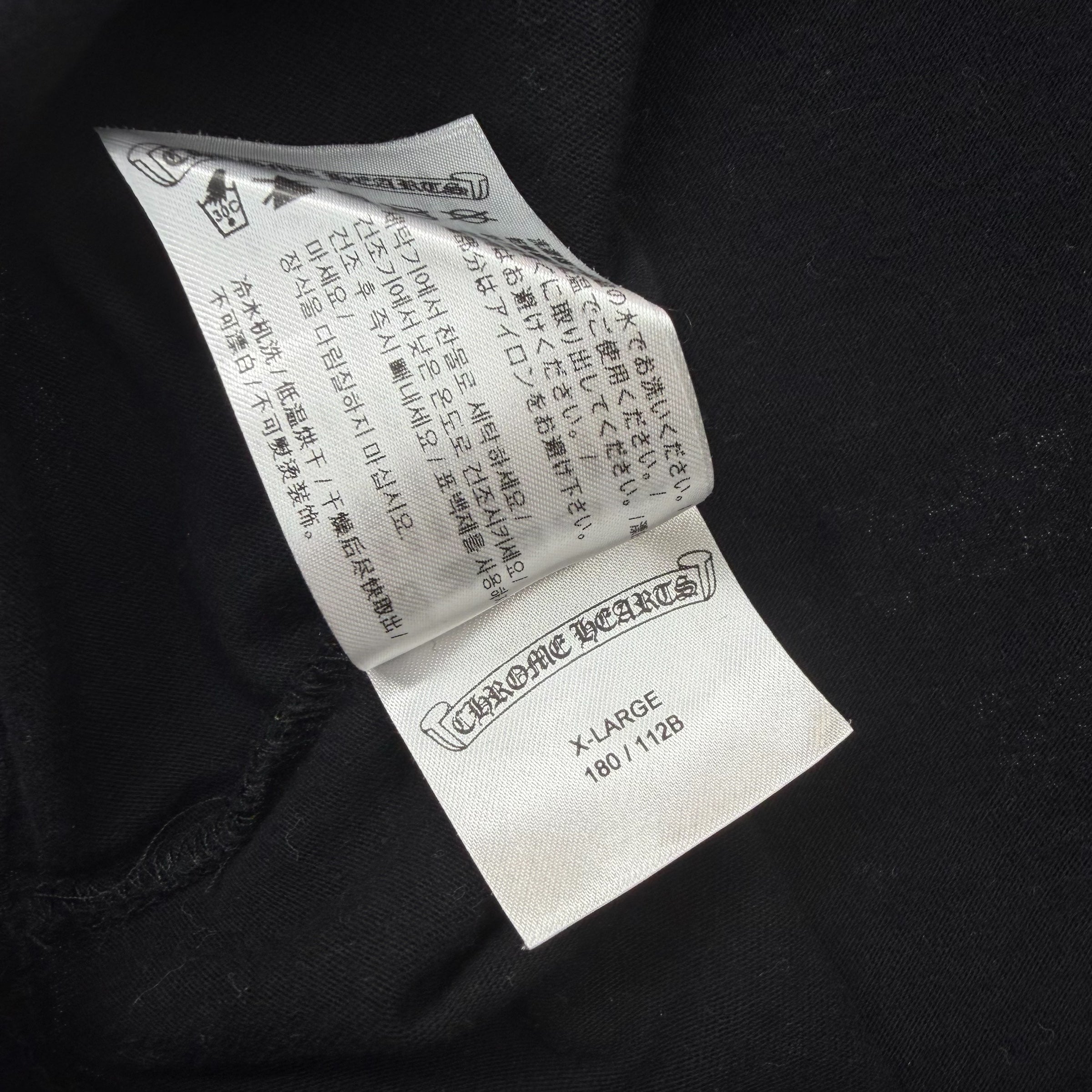 Chrome Hearts Horseshoe Plus Logo Neon Staff L/S XL