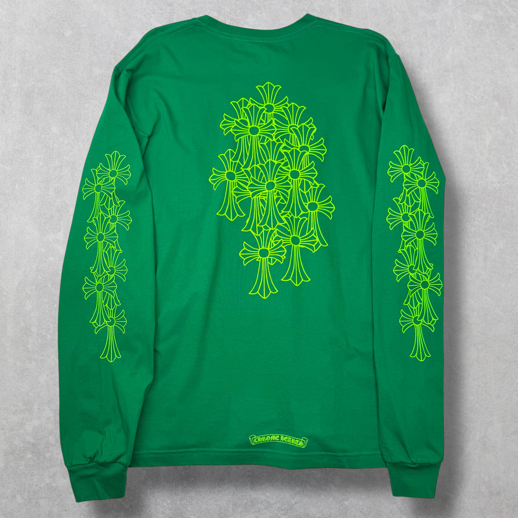 Chrome Hearts Green Cemetery Cross L/S XXL