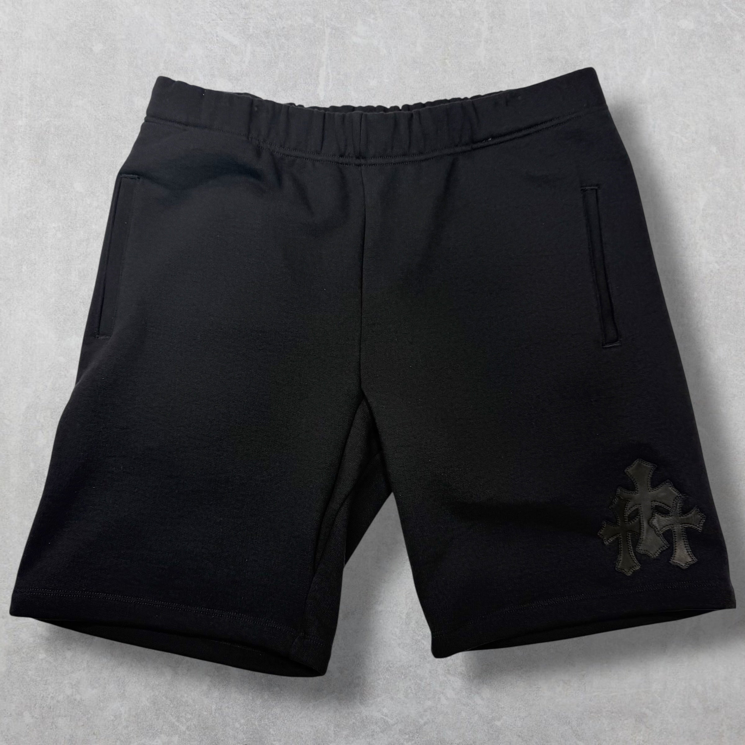 Chrome Hearts Paper Jam Cross Patch Sweatshorts XXL