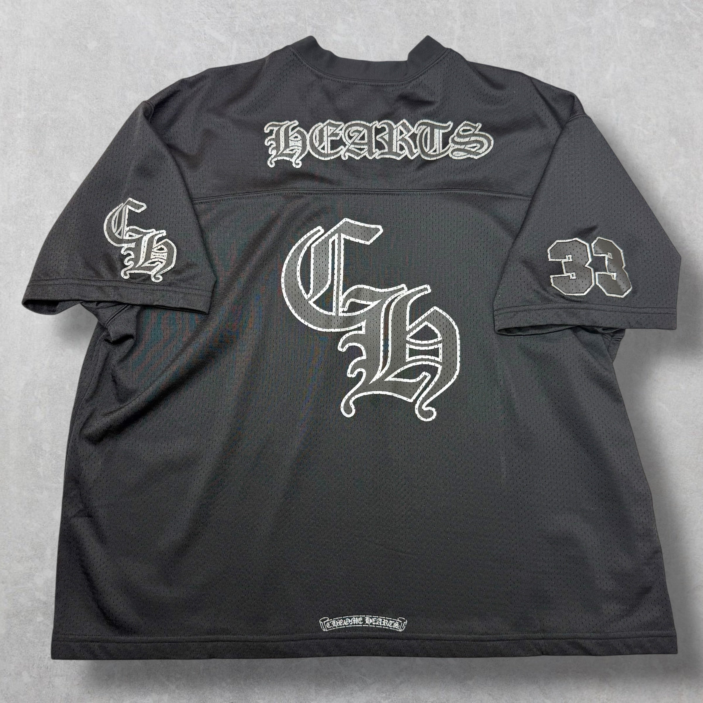 Chrome Hearts Stadium Mesh Jersey Black XXL