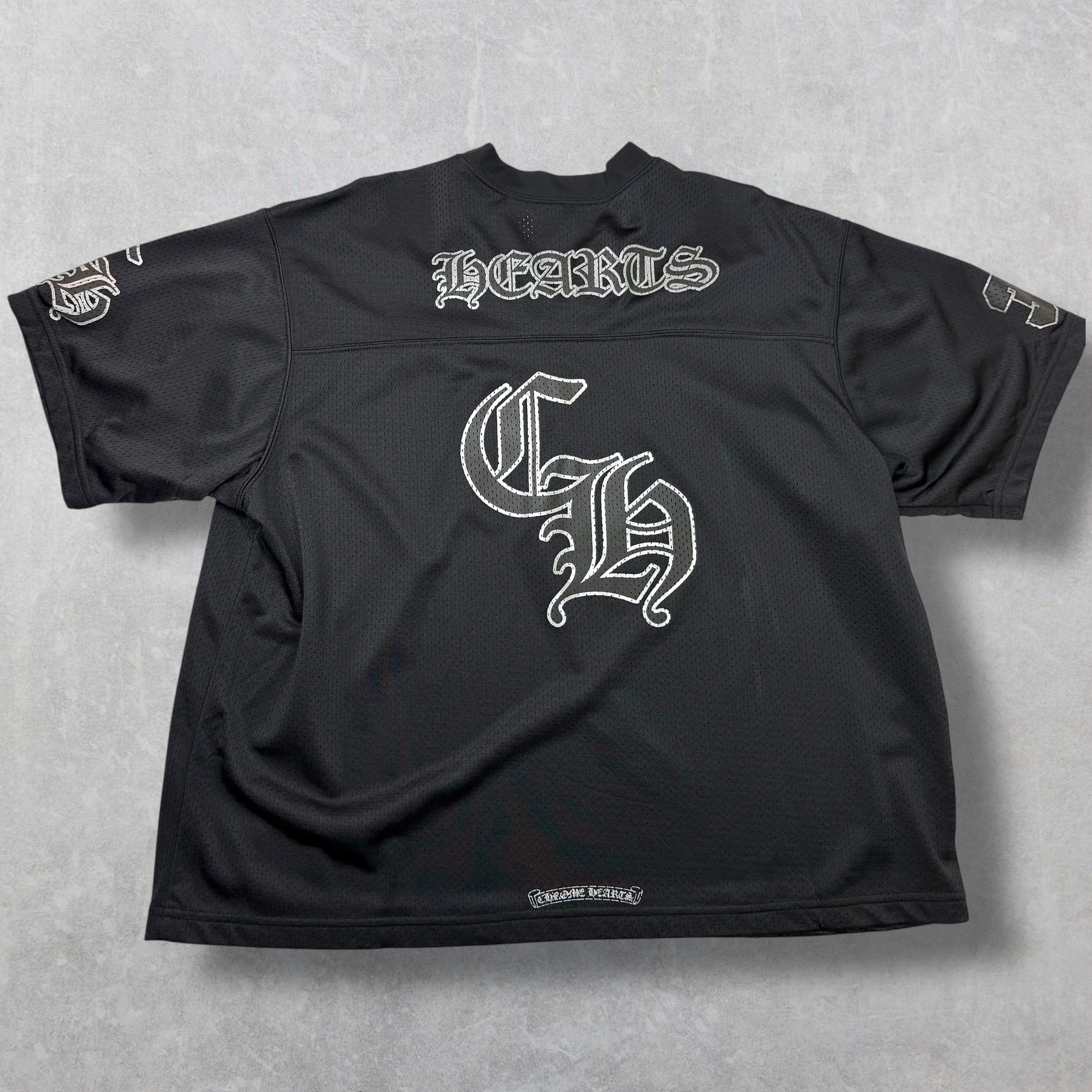 Chrome Hearts Stadium Mesh Jersey Black XXL