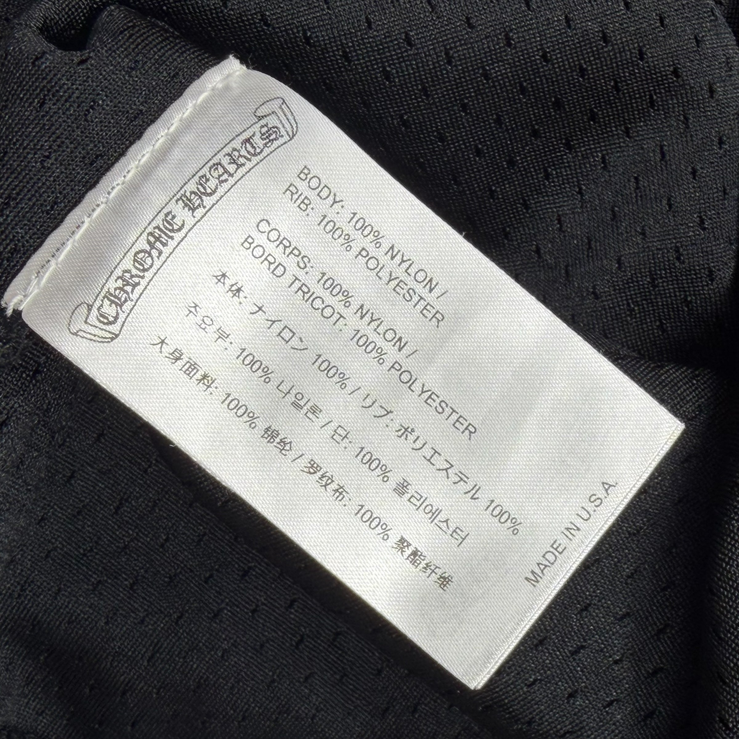 Chrome Hearts Stadium Mesh Jersey Black XXL