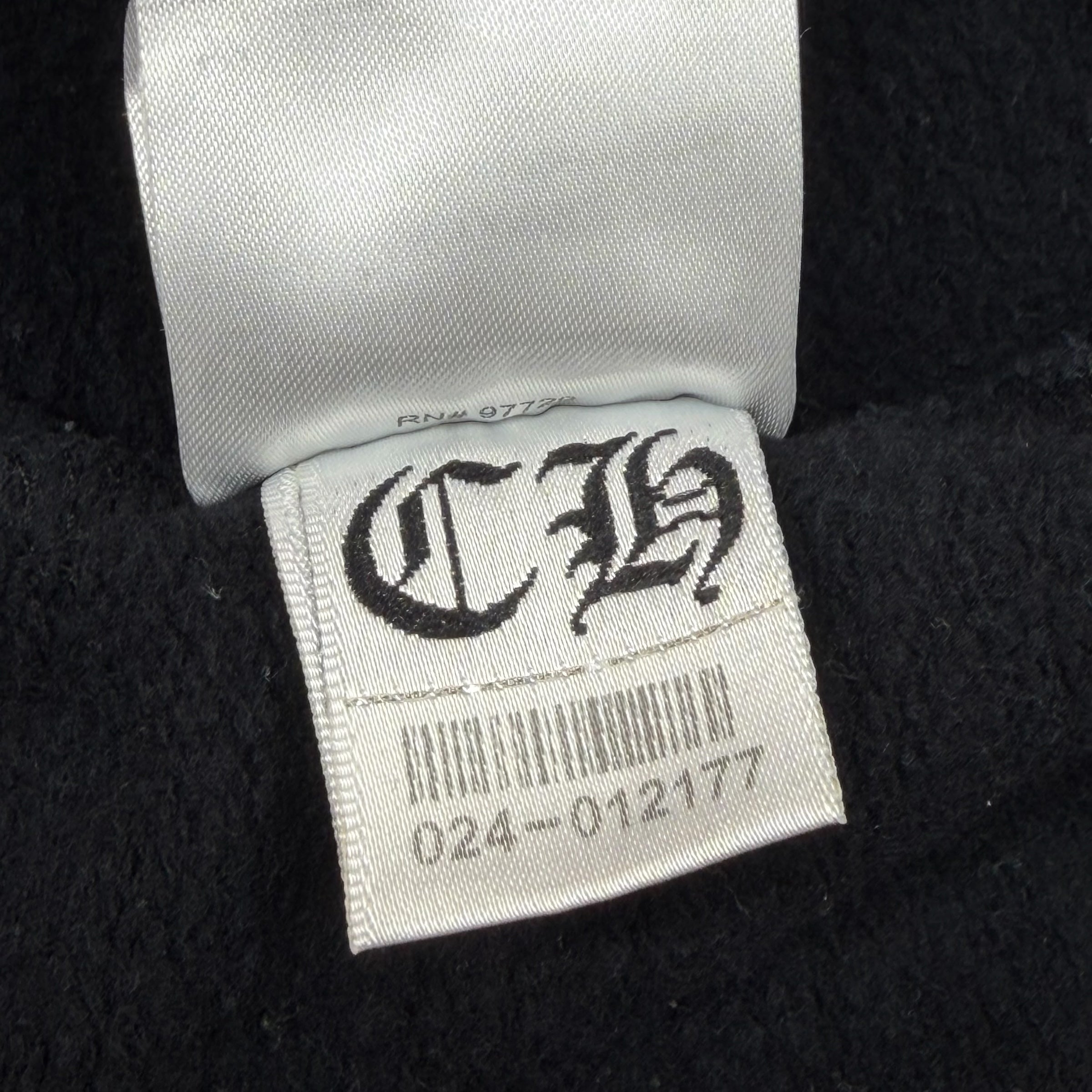 Chrome Hearts Horseshoe Floral Sleeve Zip Up XXL