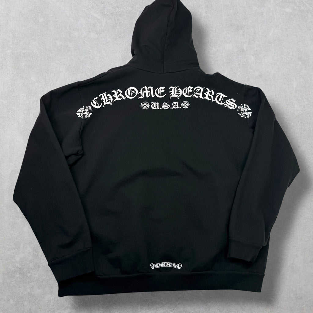 Chrome Hearts T-bar logo Hoodie Black XXL