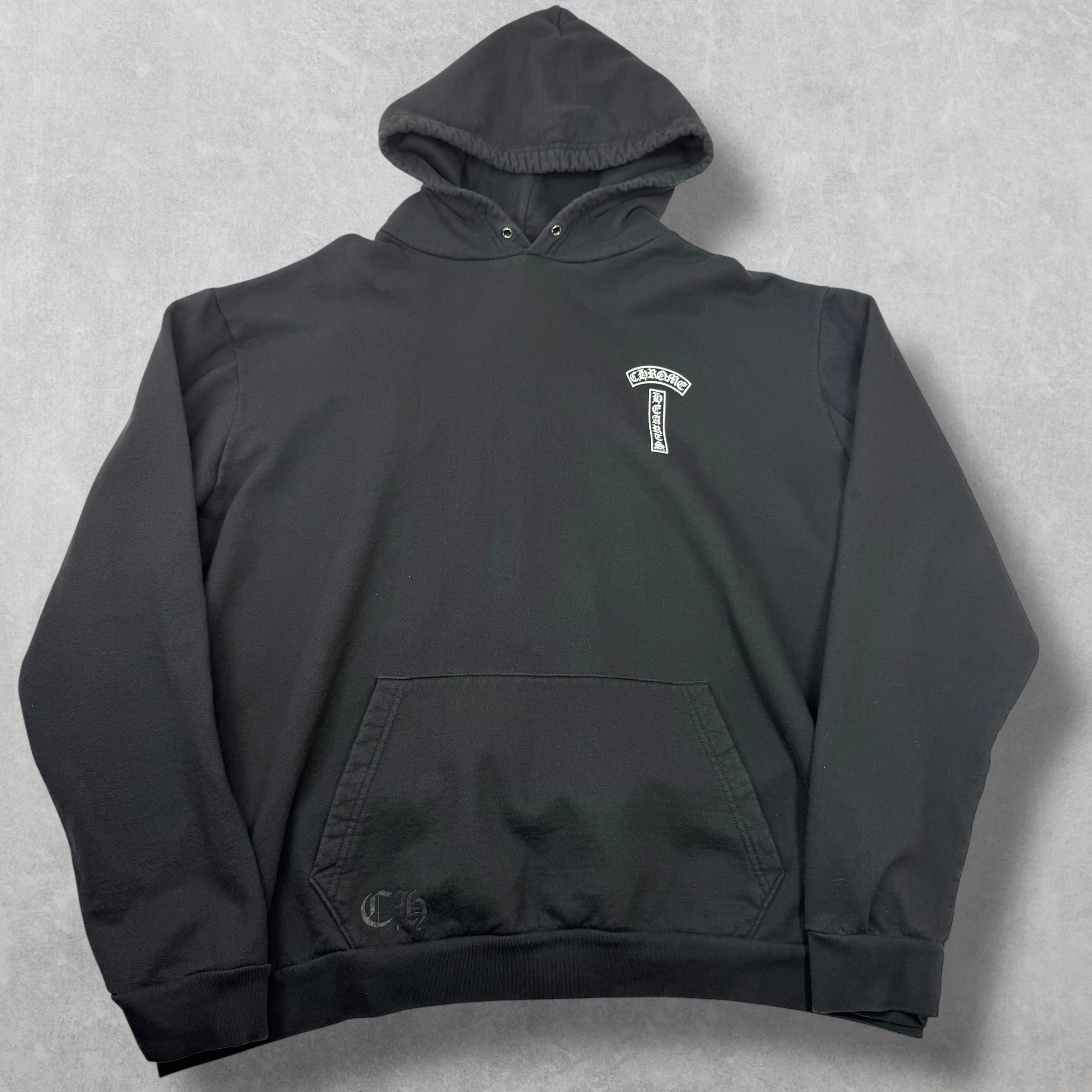 Chrome Hearts T-bar logo Hoodie Black XXL