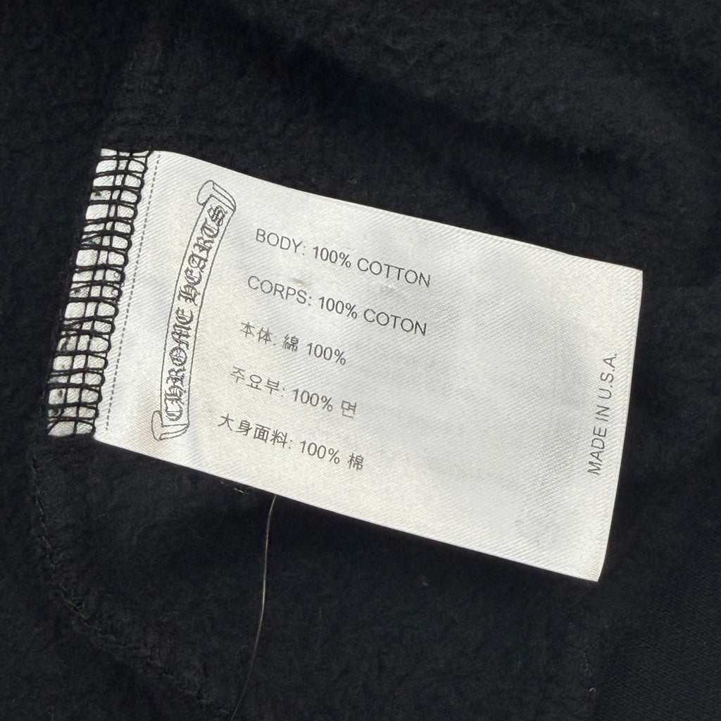 Chrome Hearts T-bar logo Hoodie Black XXL