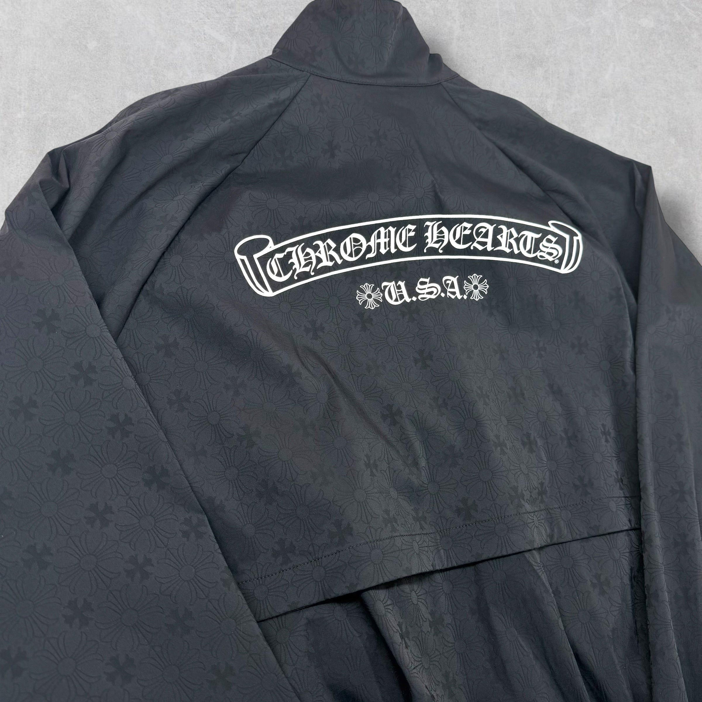 Chrome Hearts Scroll USA Matchpoint Monogram Jacket XXL