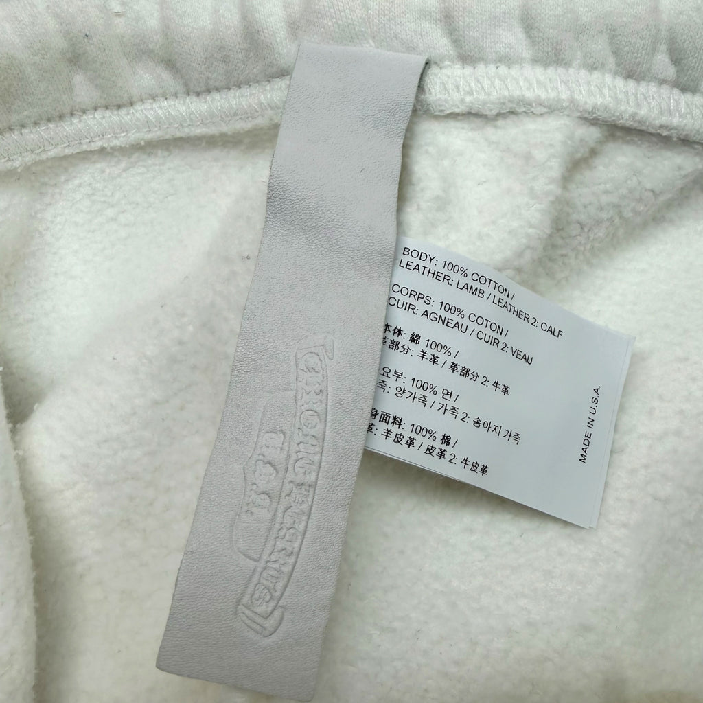 Chrome Hearts Patent/Pony Hair Cross Patch Sweats M