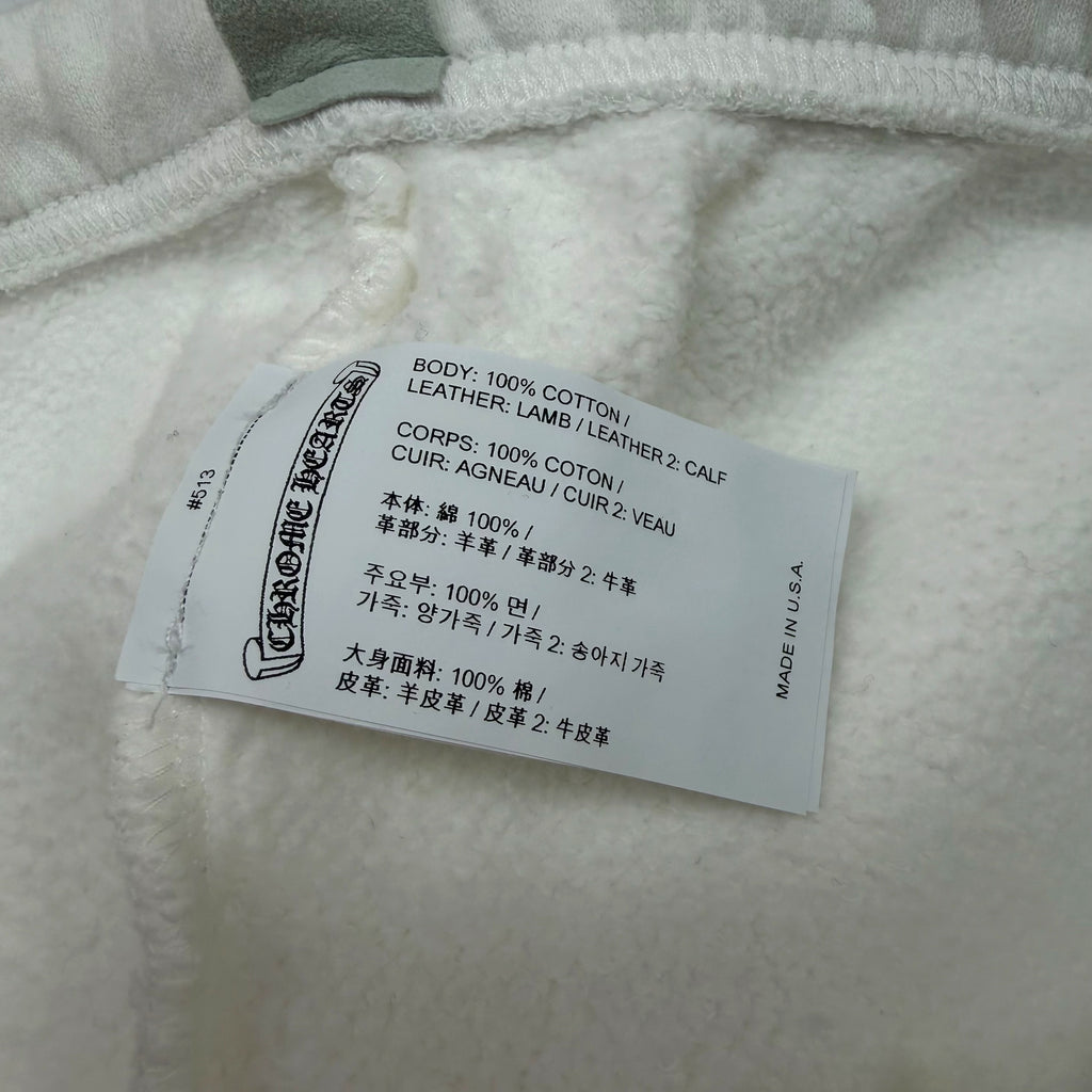 Chrome Hearts Patent/Pony Hair Cross Patch Sweats M