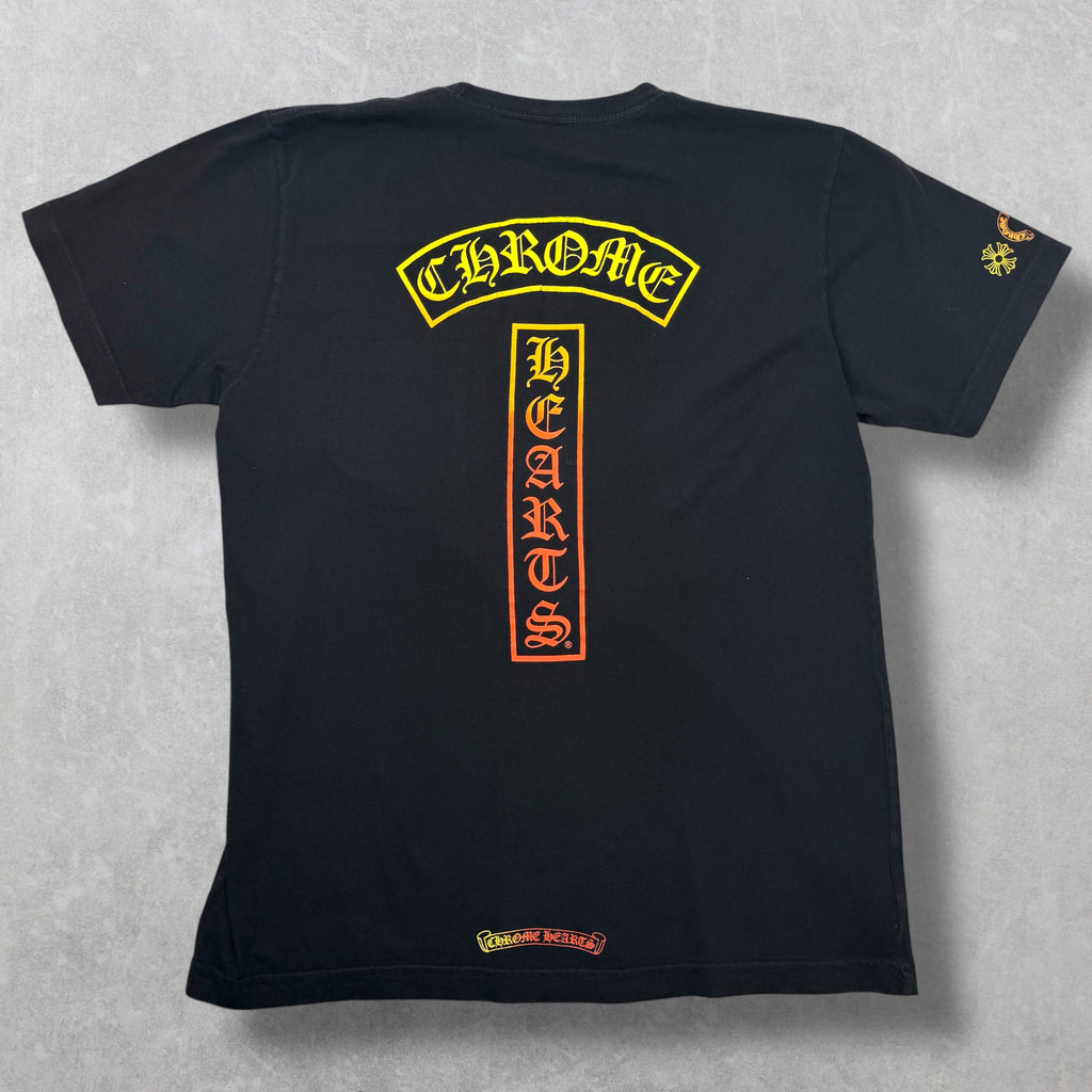 Chrome Hearts Gradient Logo Tee Black L