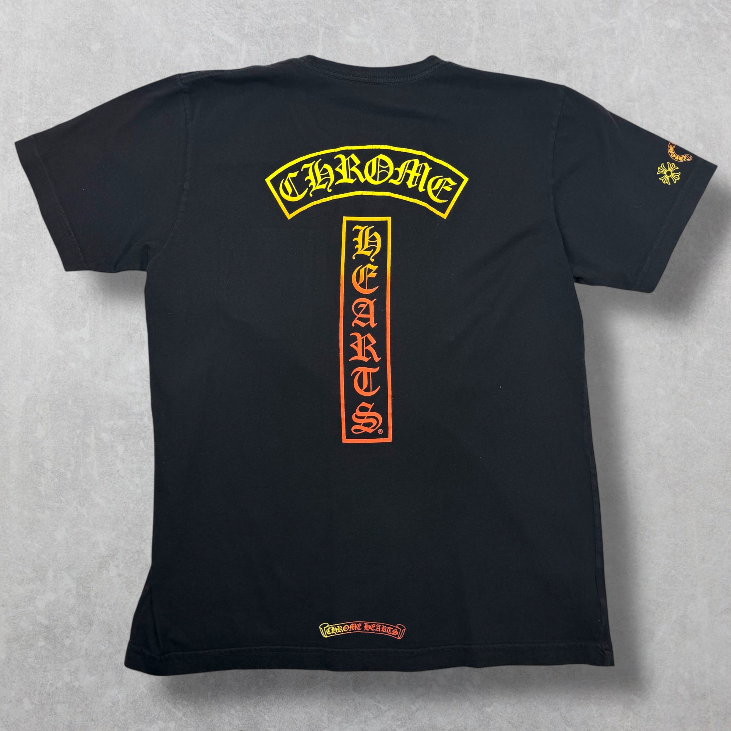 Chrome Hearts Gradient Logo Tee Black L