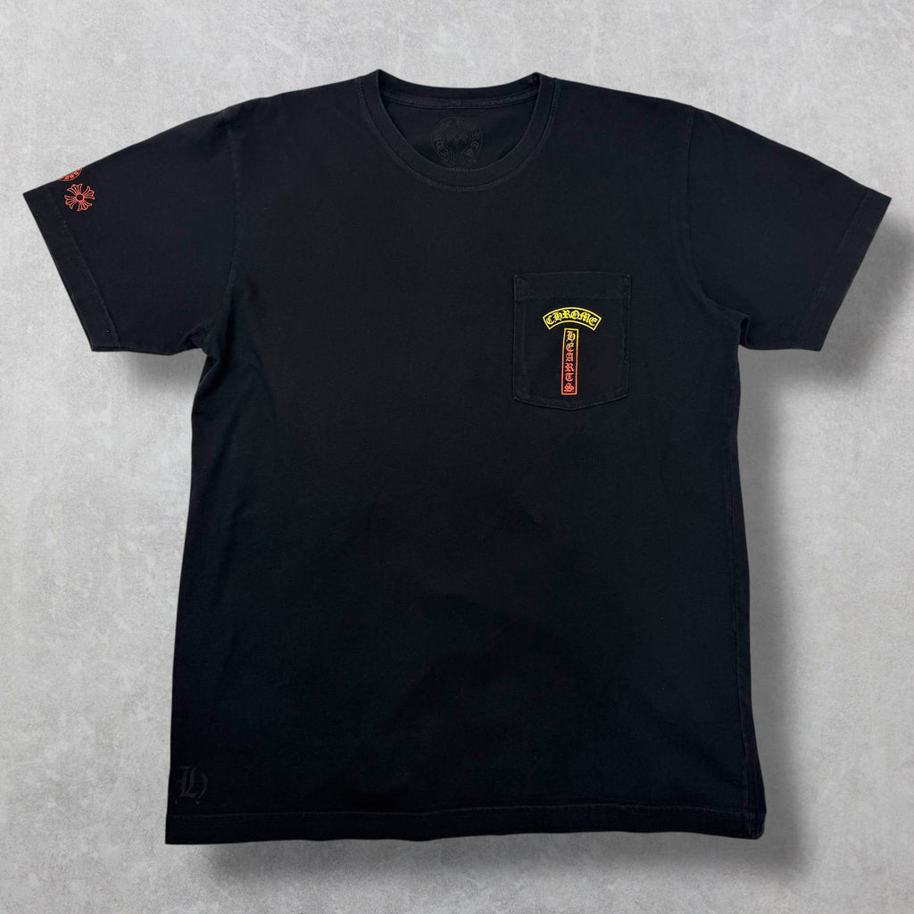 Chrome Hearts Gradient Logo Tee Black L