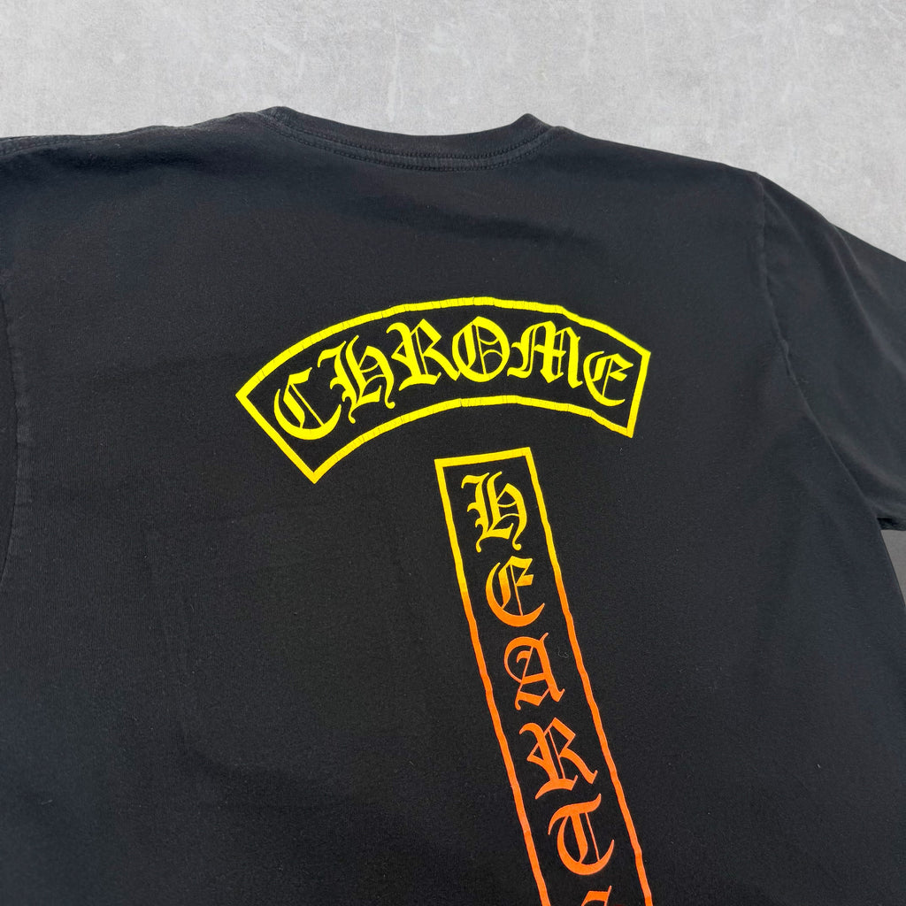 Chrome Hearts Gradient Logo Tee Black L