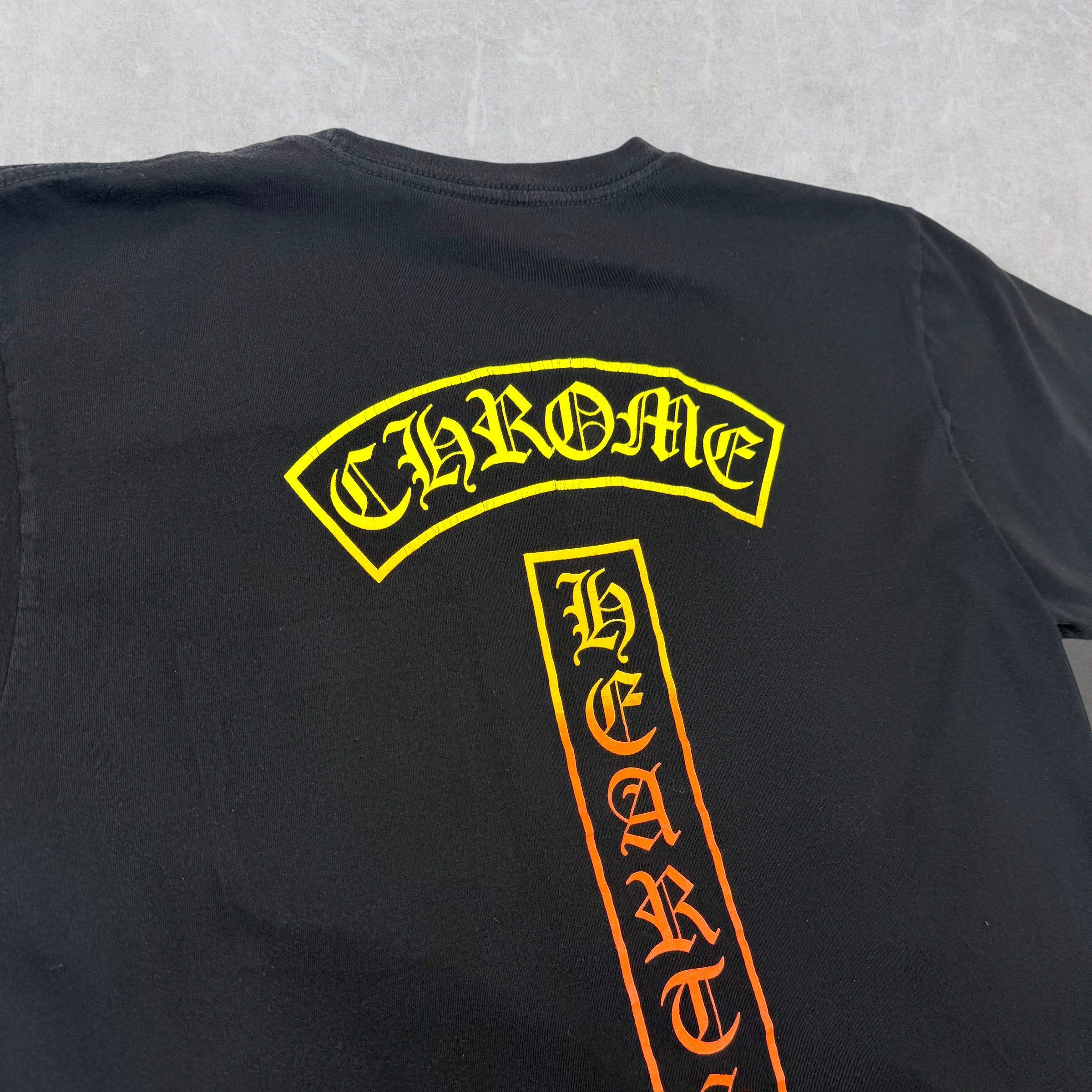 Chrome Hearts Gradient Logo Tee Black L
