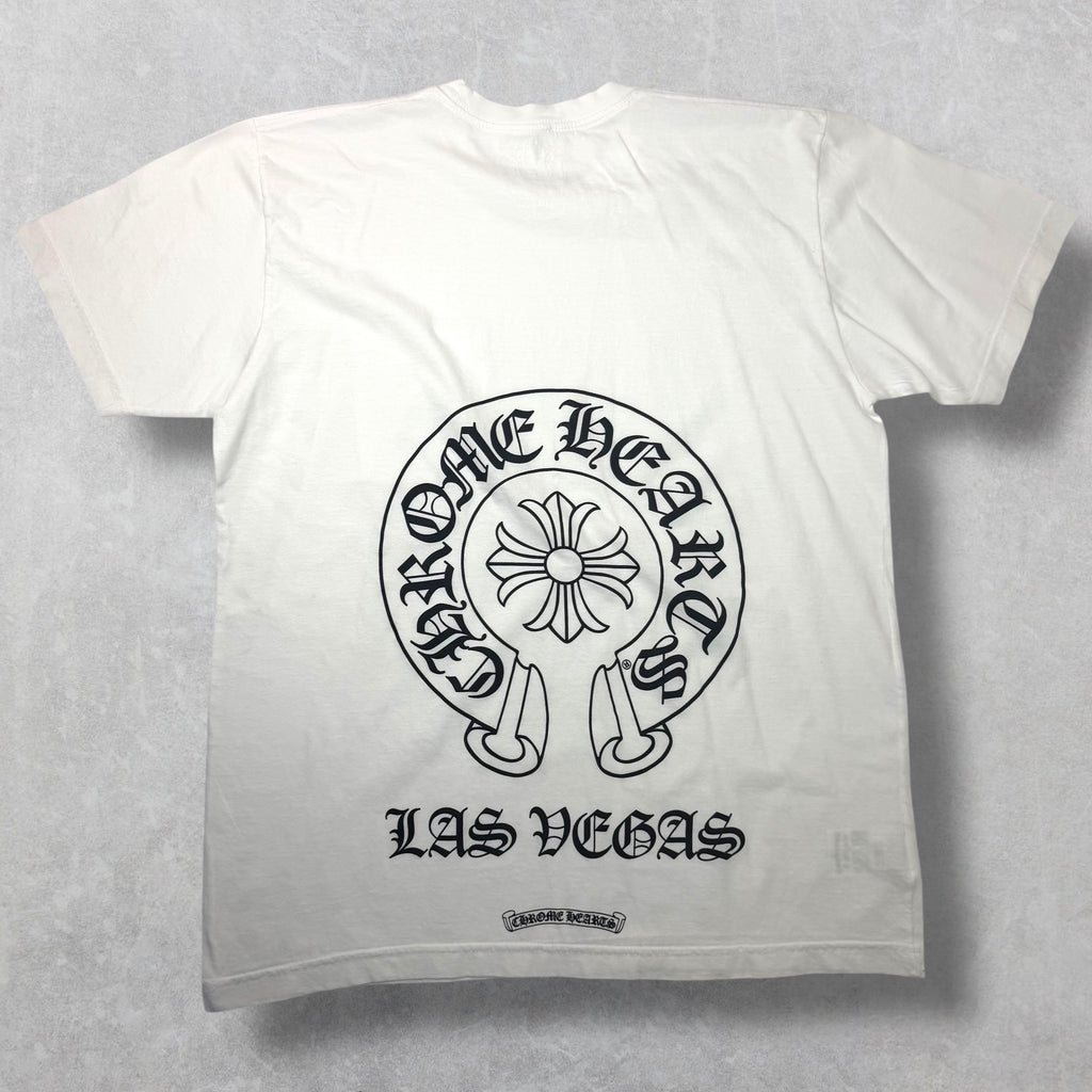 Chrome Hearts Las Vegas Exclusive Horseshoe Tee White L
