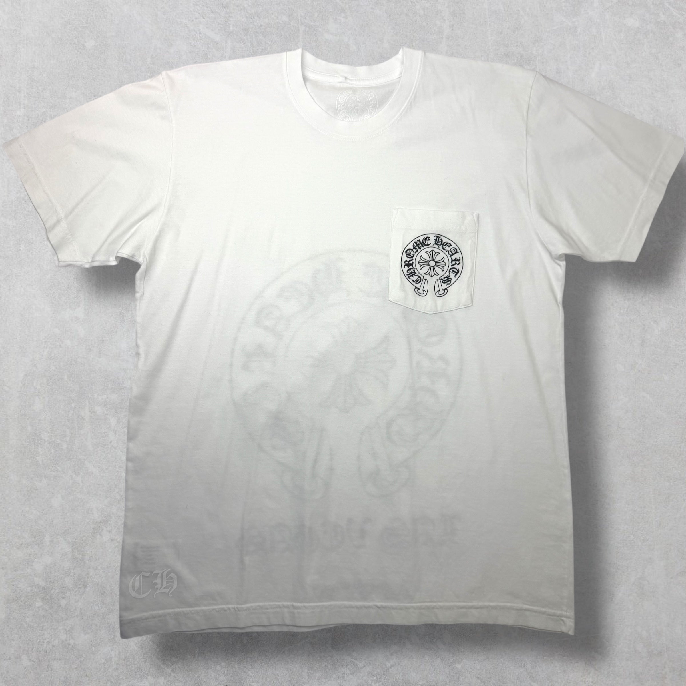 Chrome Hearts Las Vegas Exclusive Horseshoe Tee White L