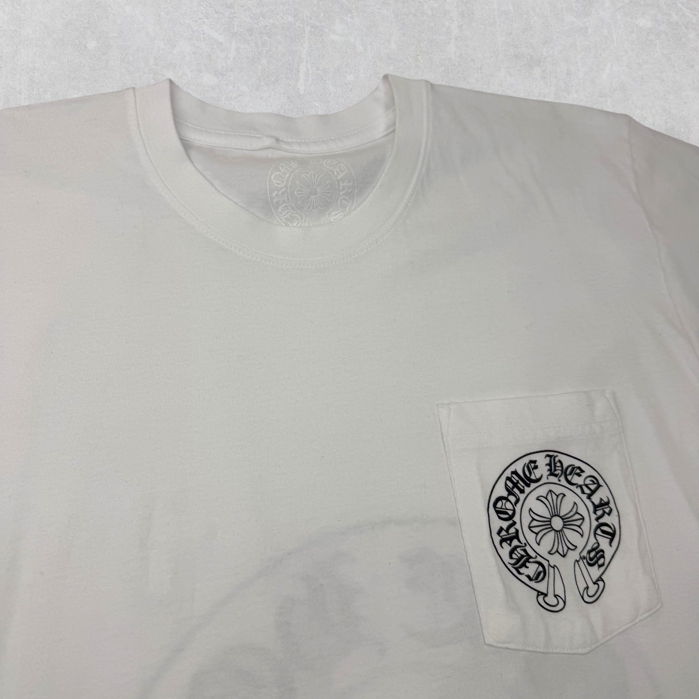 Chrome Hearts Las Vegas Exclusive Horseshoe Tee White L