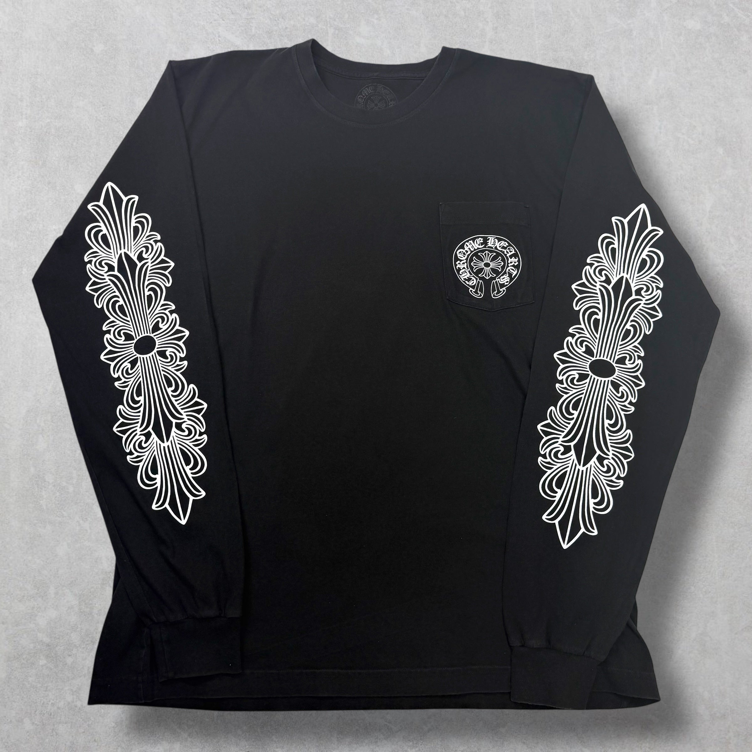 Chrome Hearts LV Horseshoe Floral L/S XL