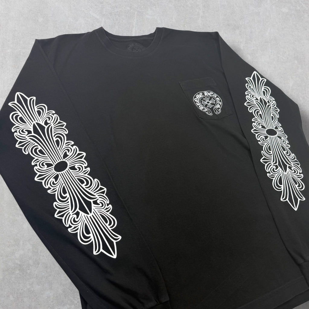 Chrome Hearts LV Horseshoe Floral L/S XL