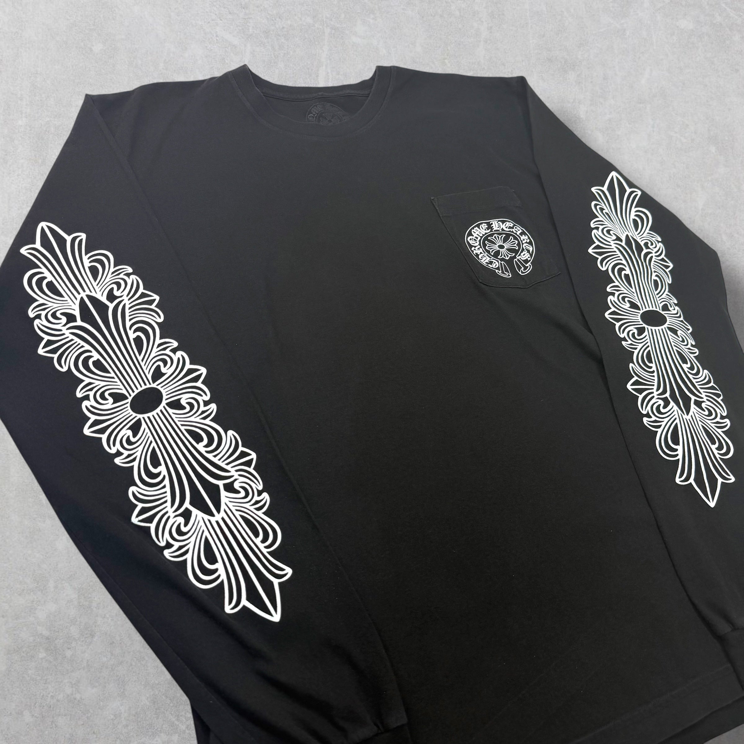 Chrome Hearts LV Horseshoe Floral L/S XL