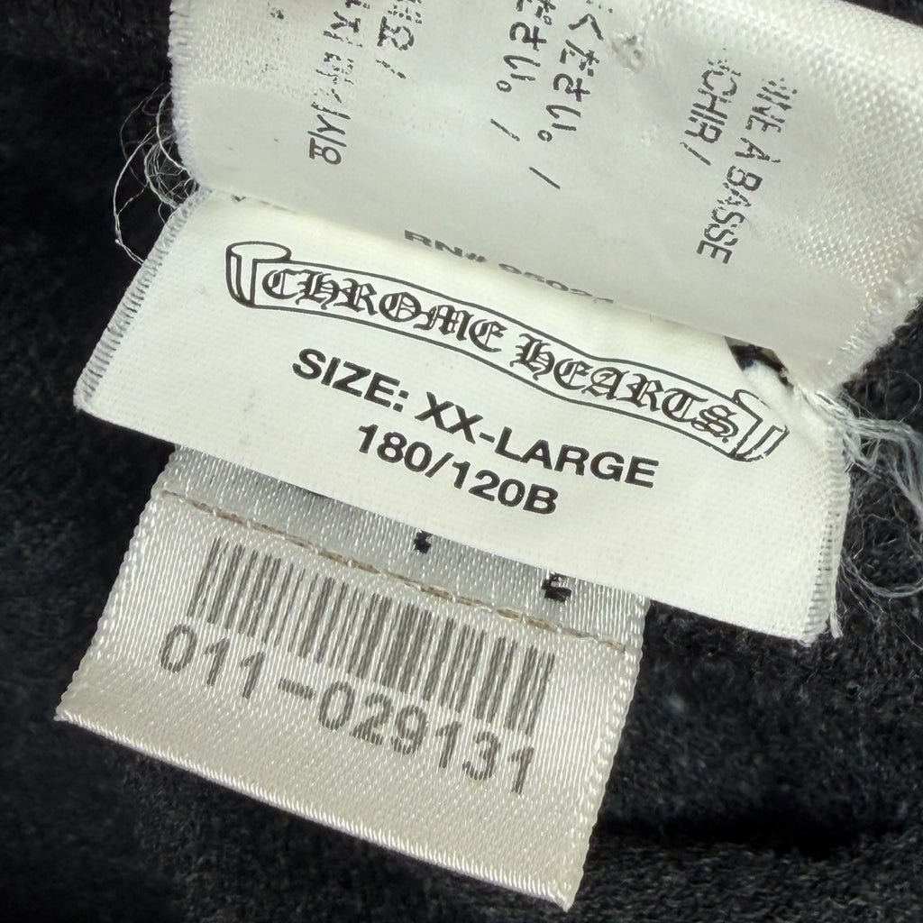 Chrome Hearts Plus Zip Up Dark Heather Grey XXL