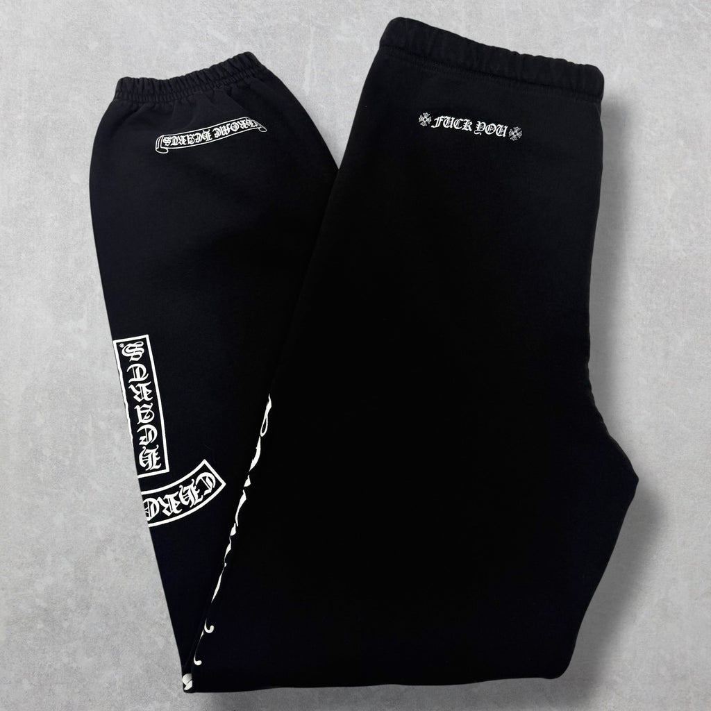Chrome Hearts Vertical T-Bar Sweatpants Black XL