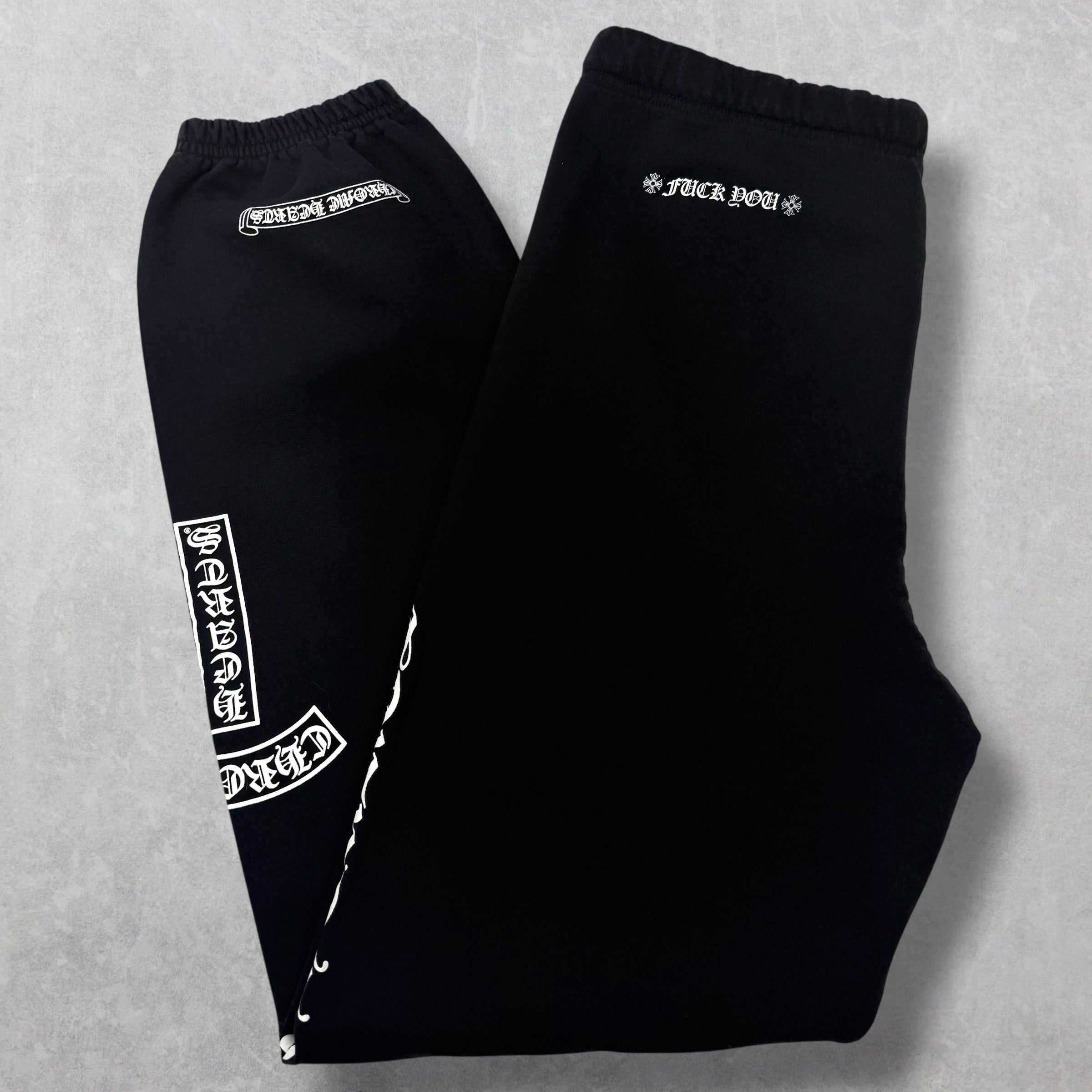 Chrome Hearts Vertical T-Bar Sweatpants Black XL
