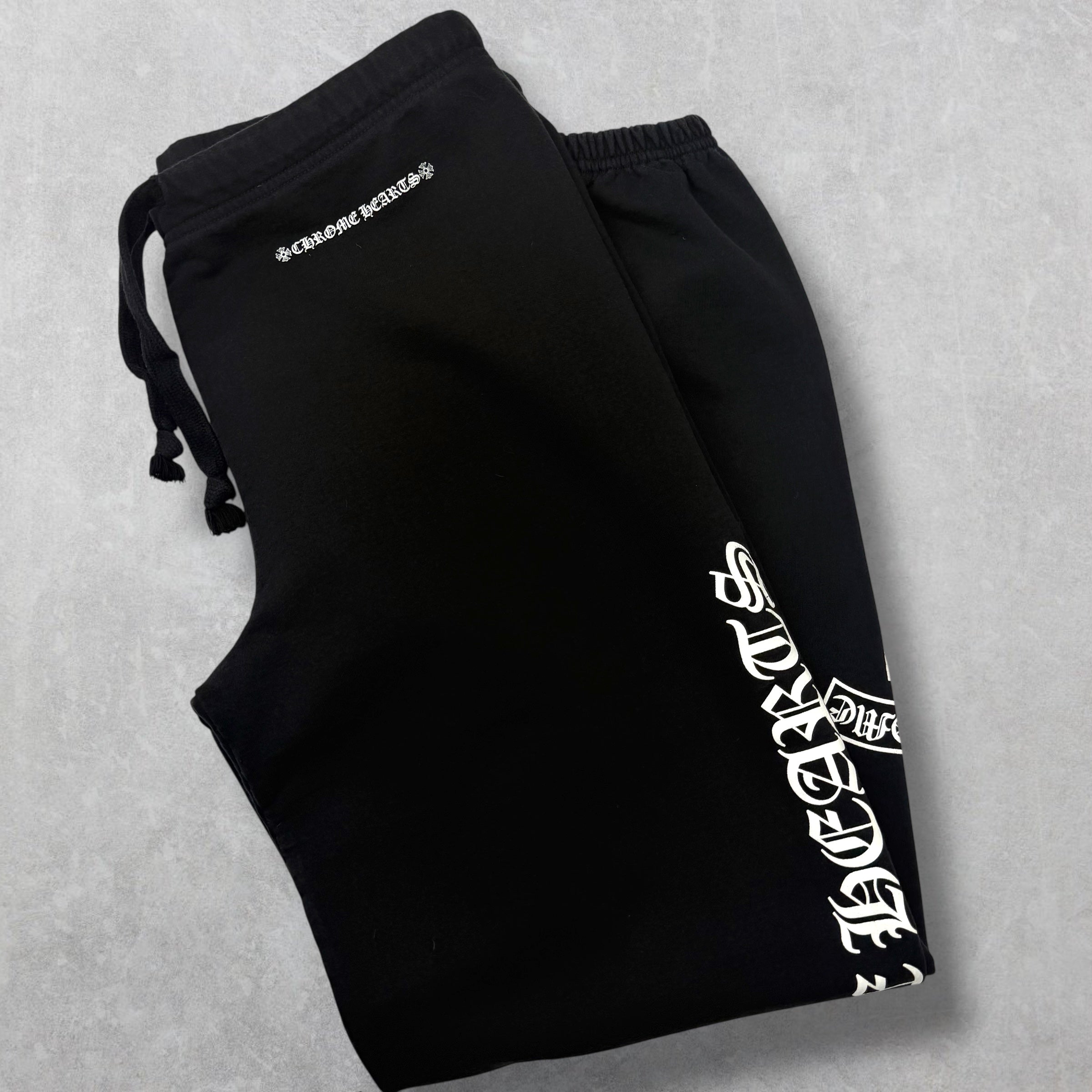 Chrome Hearts Vertical T-Bar Sweatpants Black XL