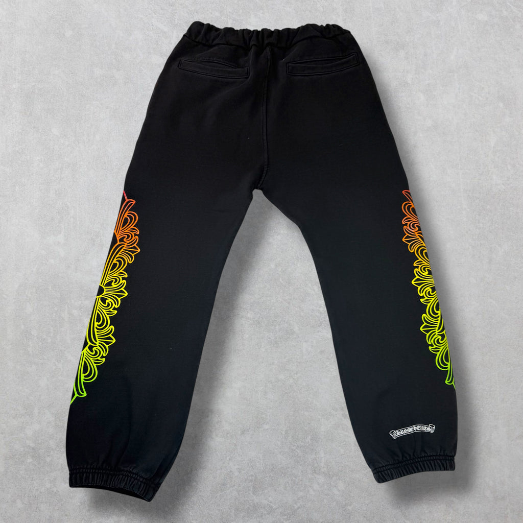 Chrome Hearts Gradient Floral Circle Sweatpants M