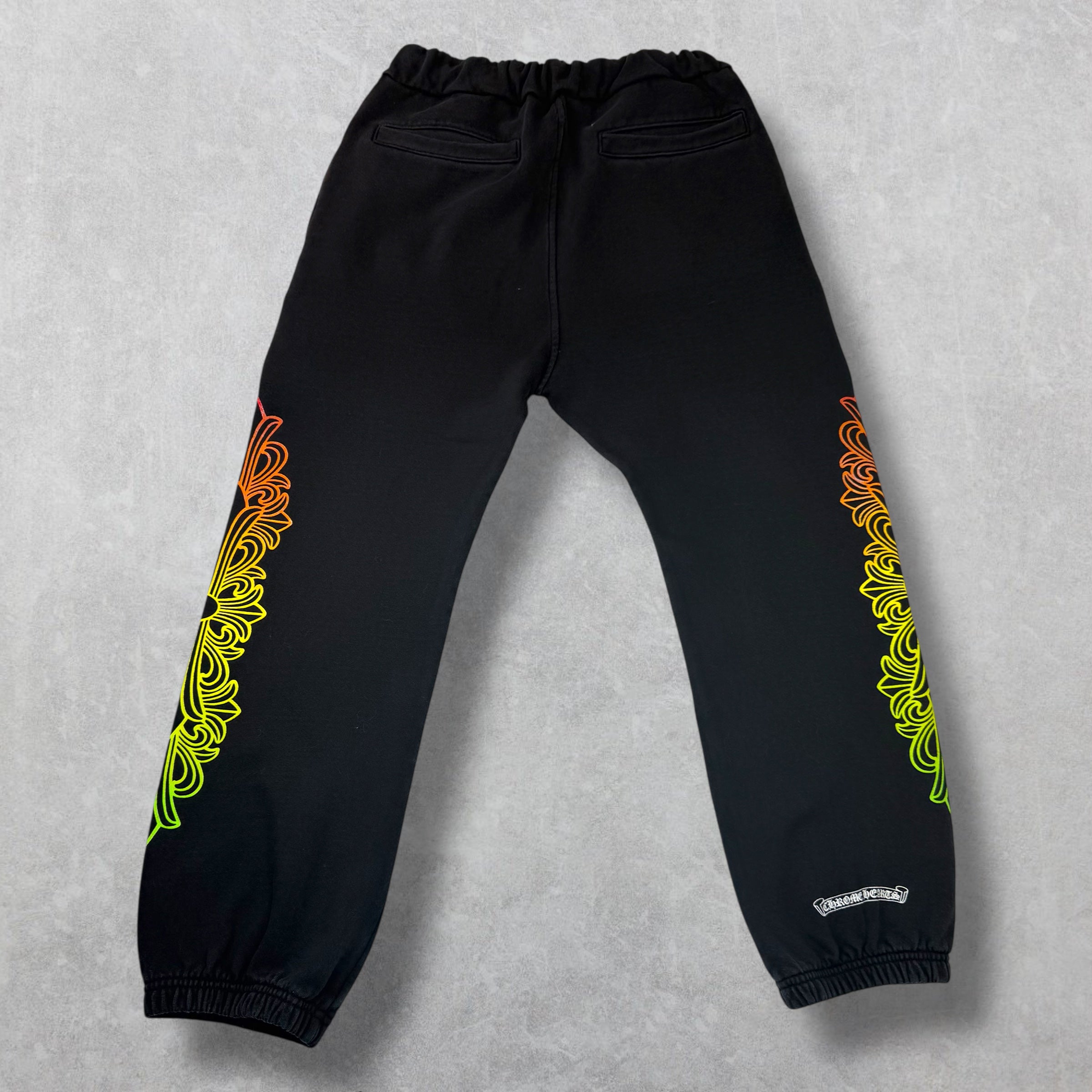 Chrome Hearts Gradient Floral Circle Sweatpants M