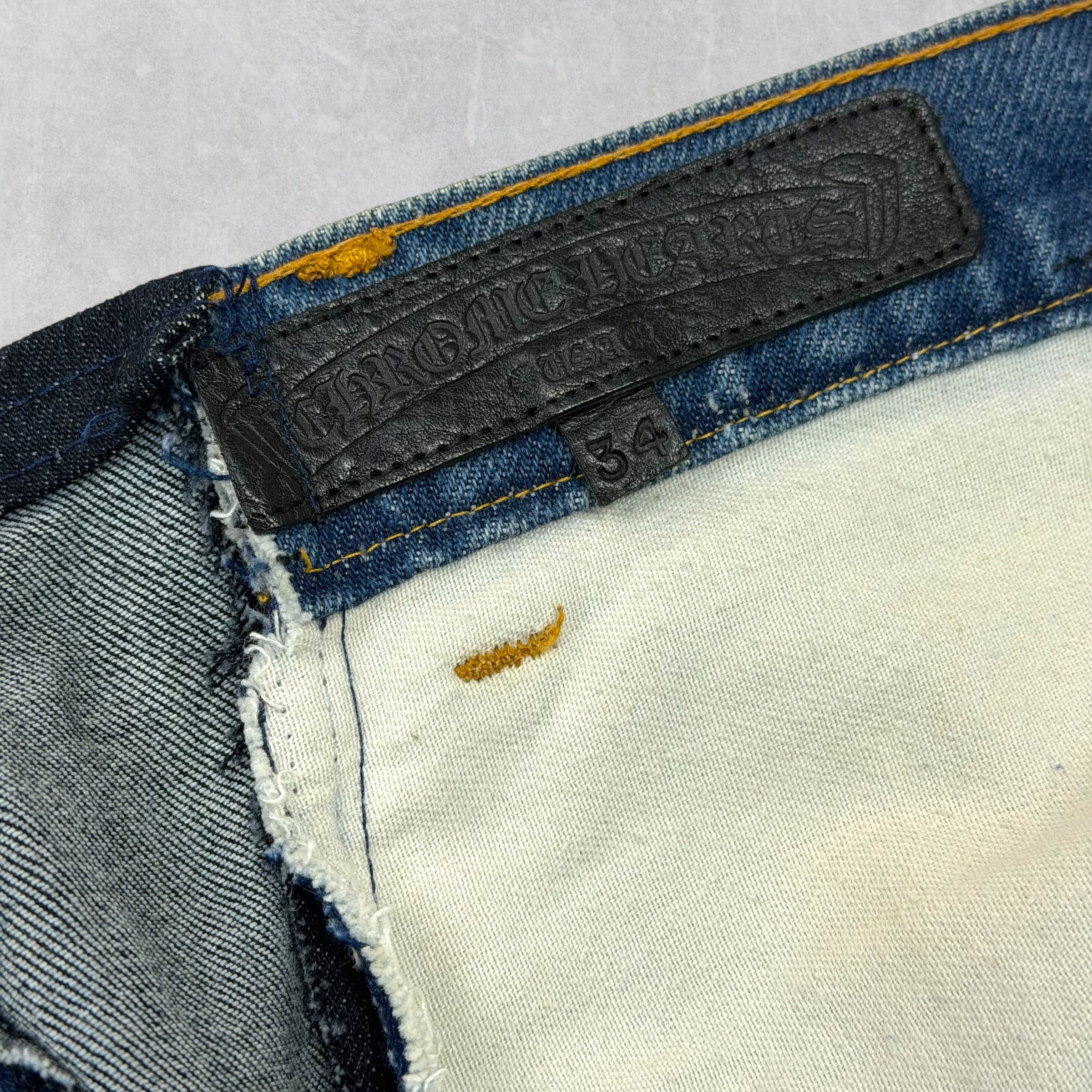 Chrome Hearts Gallery Dept. Cross Patch Jorts 36