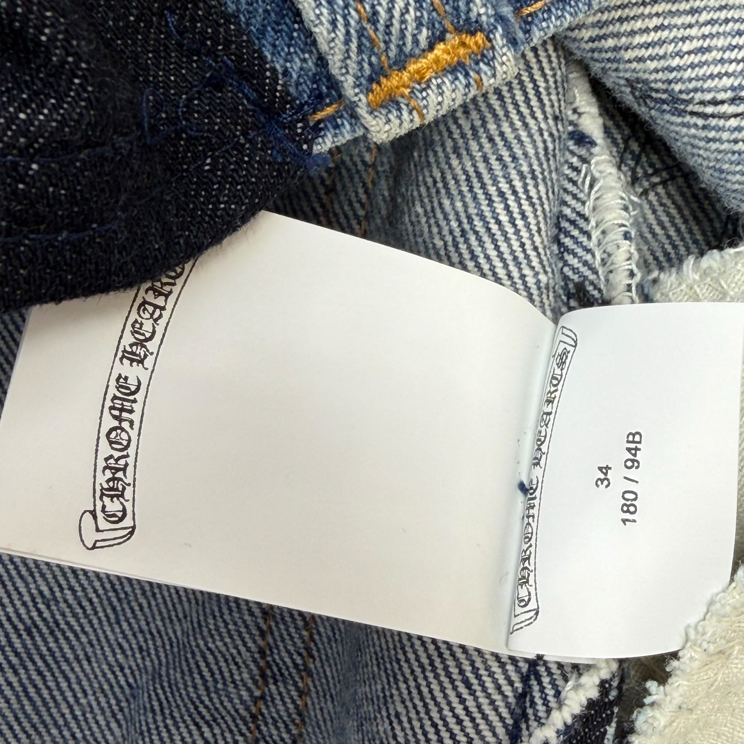 Chrome Hearts Gallery Dept. Cross Patch Jorts 36