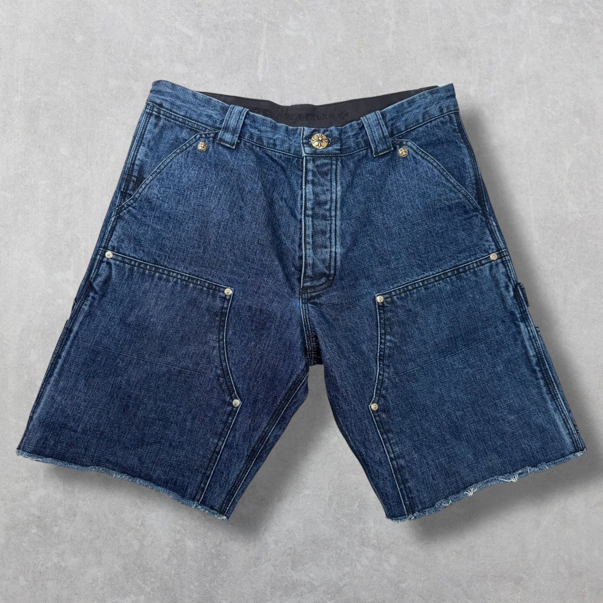 Chrome Hearts Denim Carpenter Shorts 33