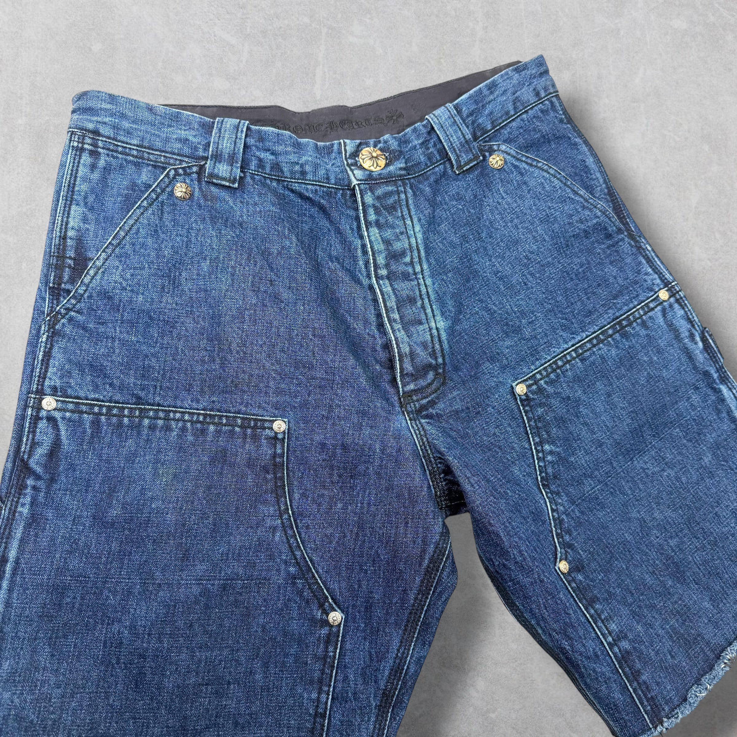 Chrome Hearts Denim Carpenter Shorts 33
