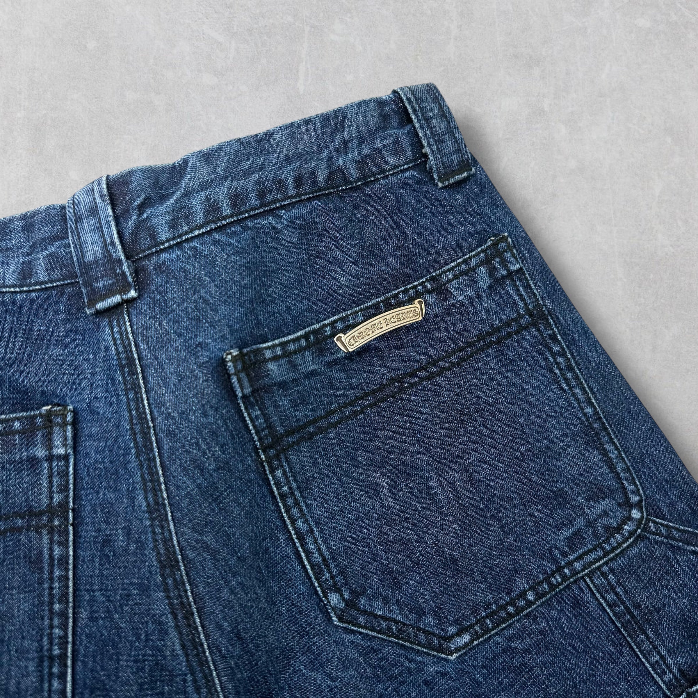 Chrome Hearts Denim Carpenter Shorts 33