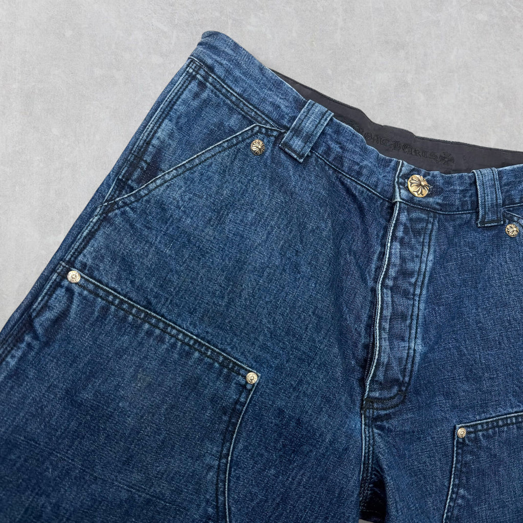 Chrome Hearts Denim Carpenter Shorts 33