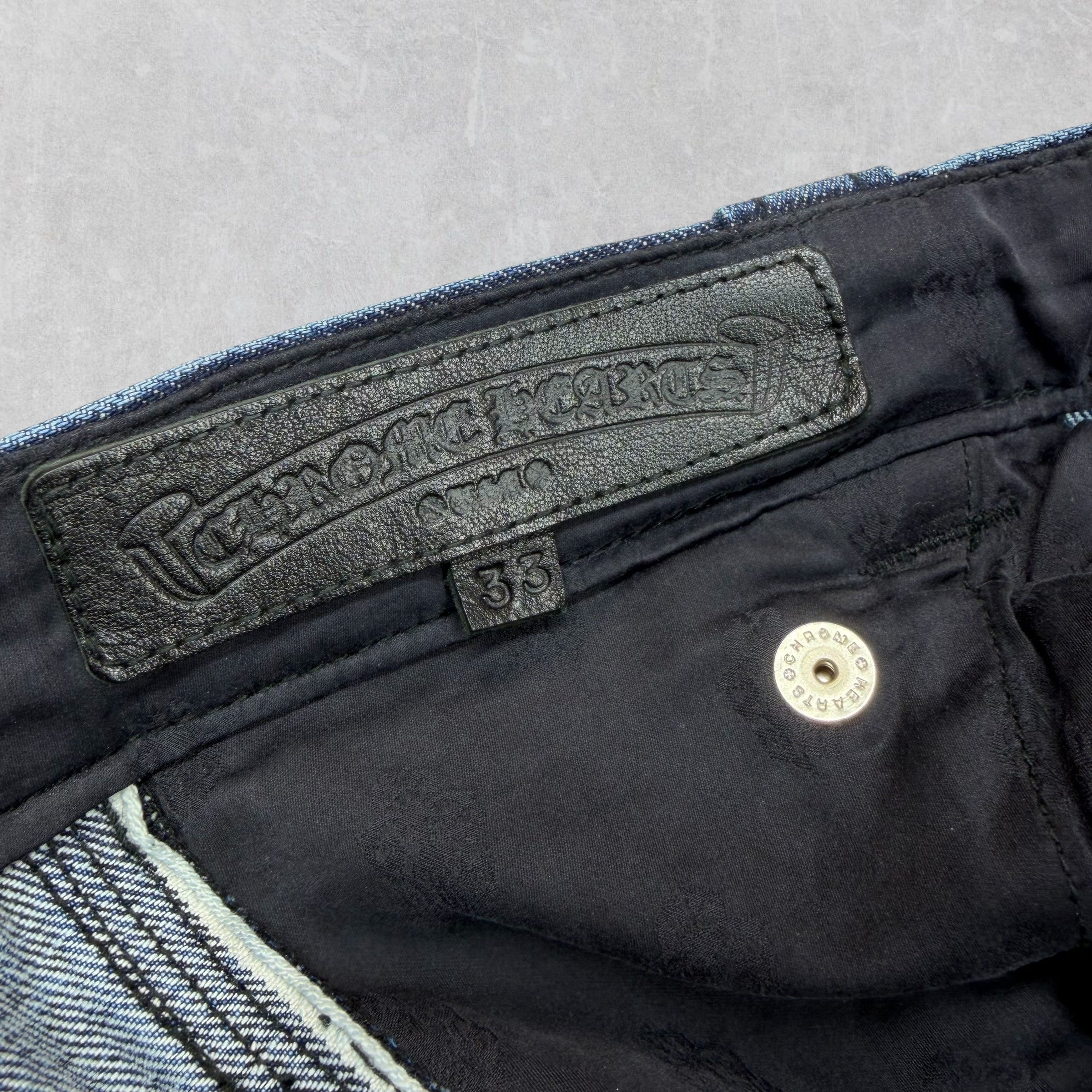 Chrome Hearts Denim Carpenter Shorts 33
