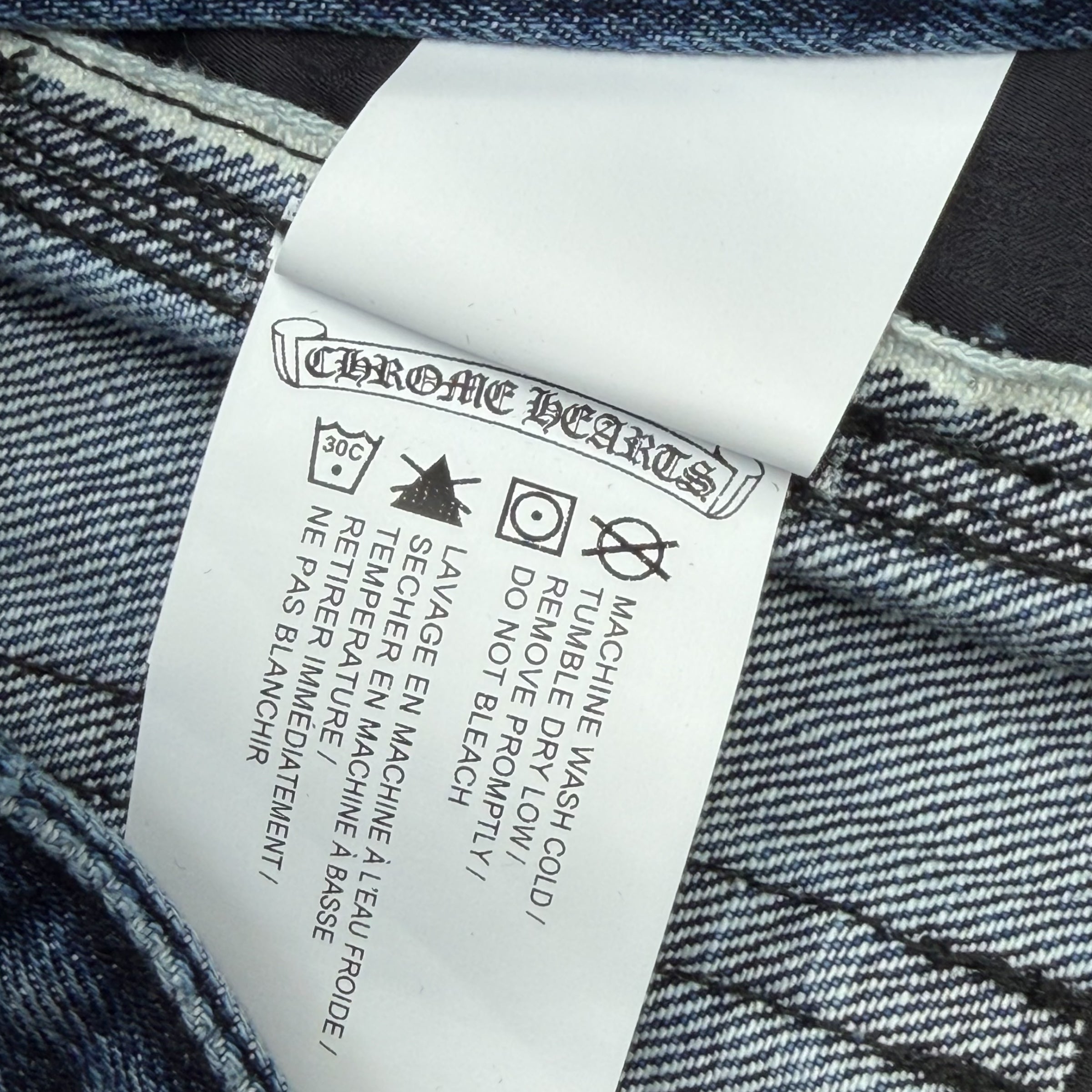 Chrome Hearts Denim Carpenter Shorts 33