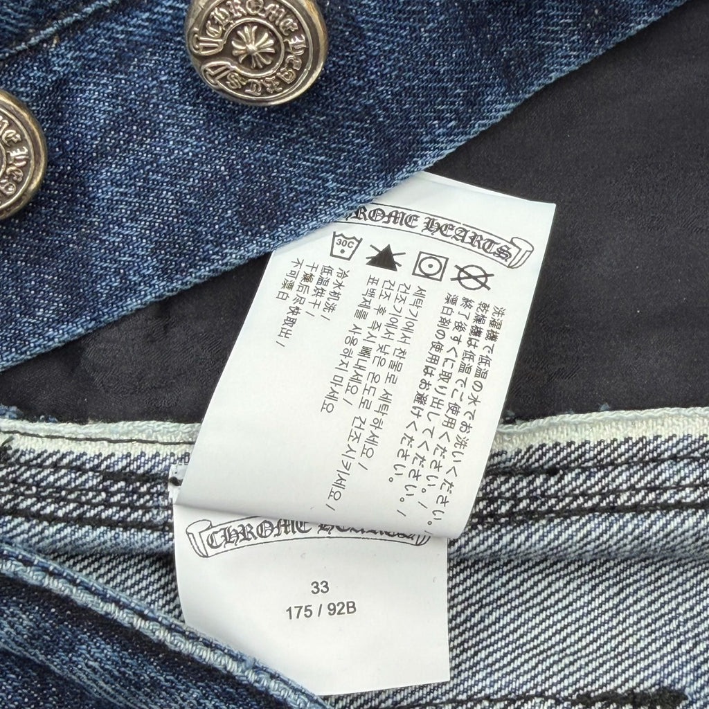 Chrome Hearts Denim Carpenter Shorts 33