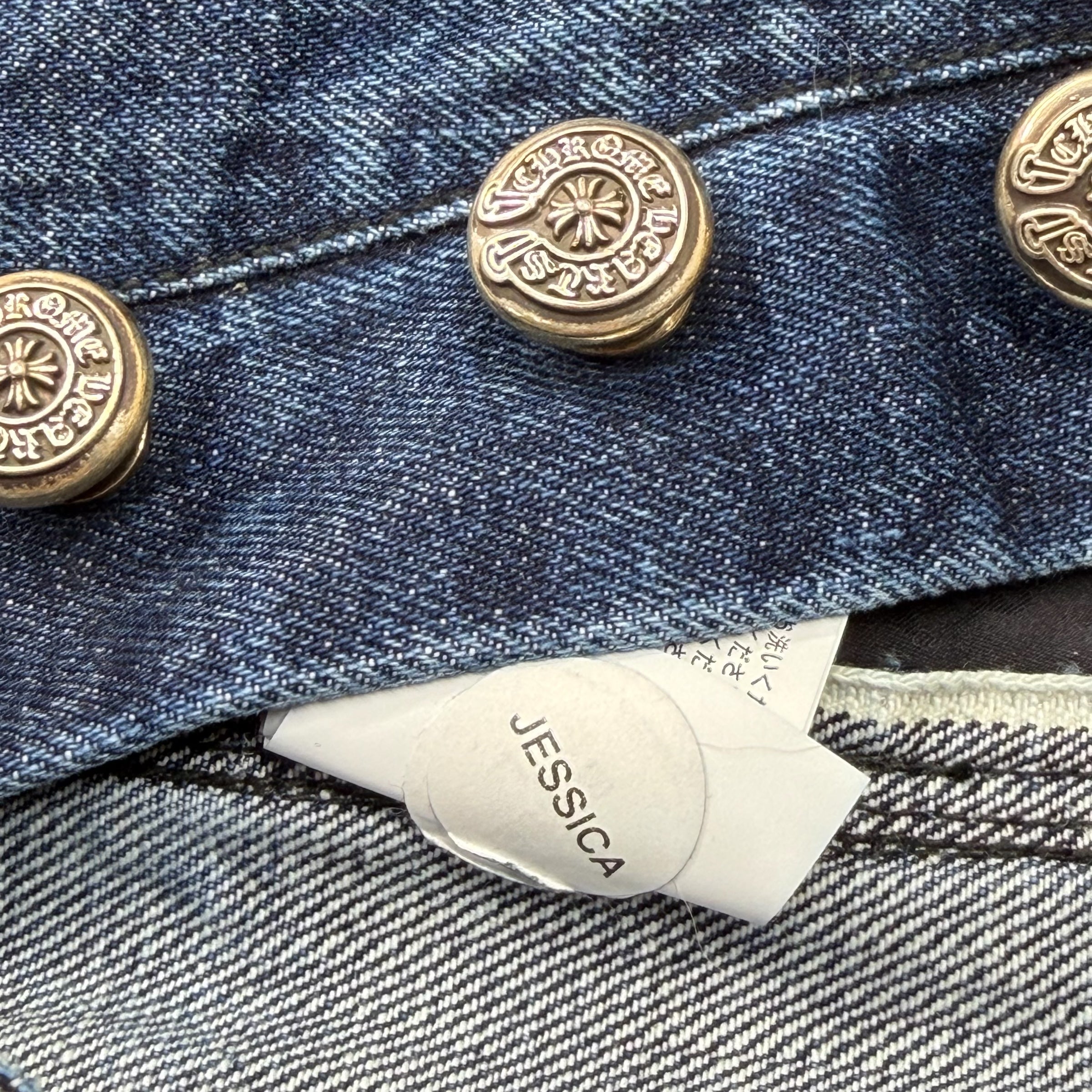 Chrome Hearts Denim Carpenter Shorts 33
