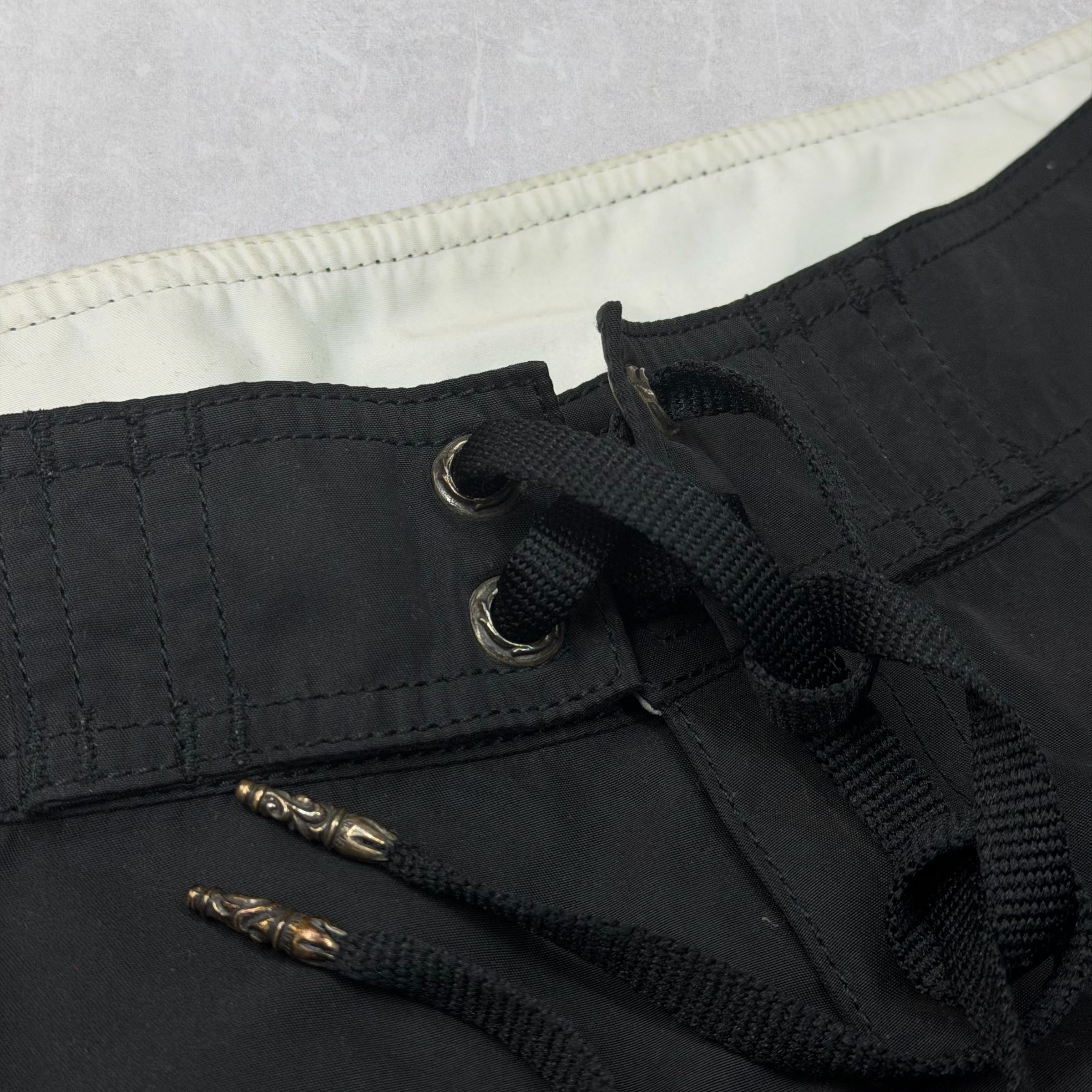 Chrome Hearts Leather Plus Patch Swim Shorts 31