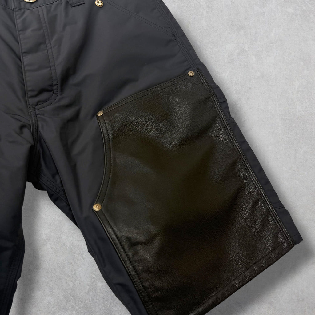 Chrome Hearts Double Knee Leather Carpenter Shorts 32