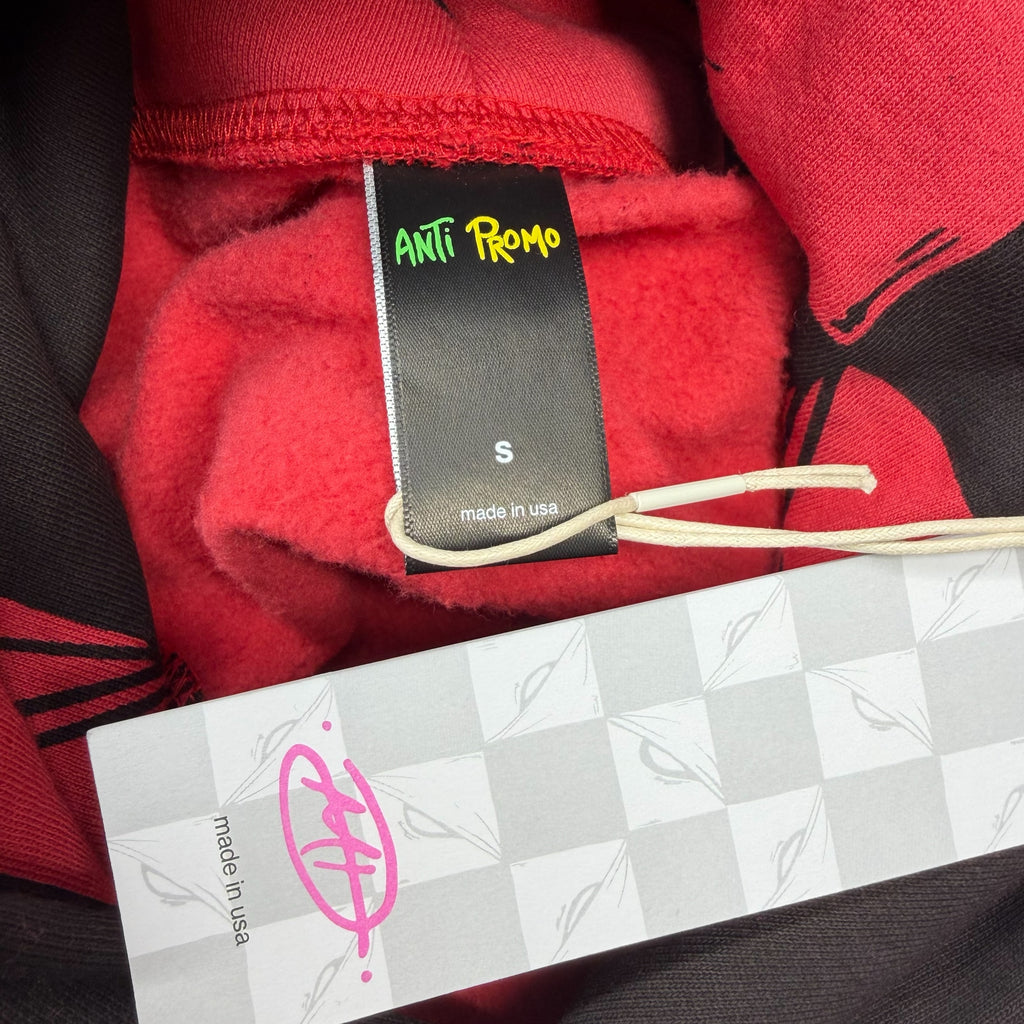 Matty Boy Anti Promo 99 Eyes Hoodie Red S