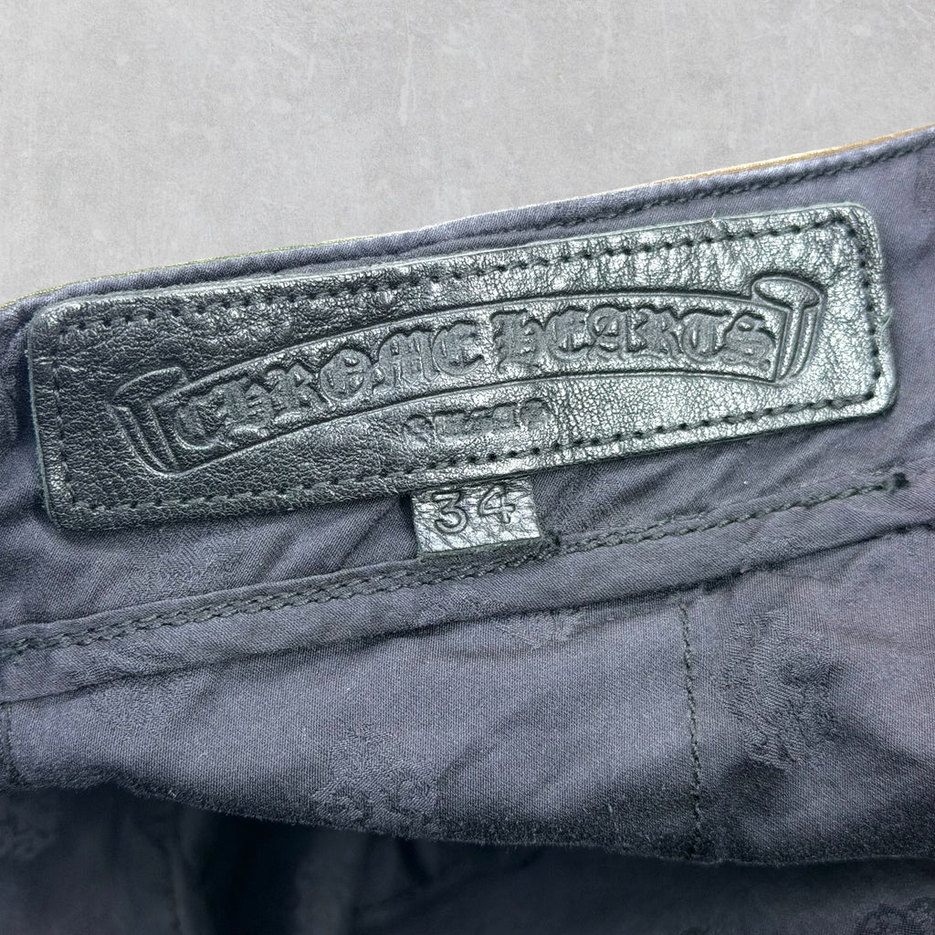 Chrome Hearts Cross Patch Camo Cargo Pants 34