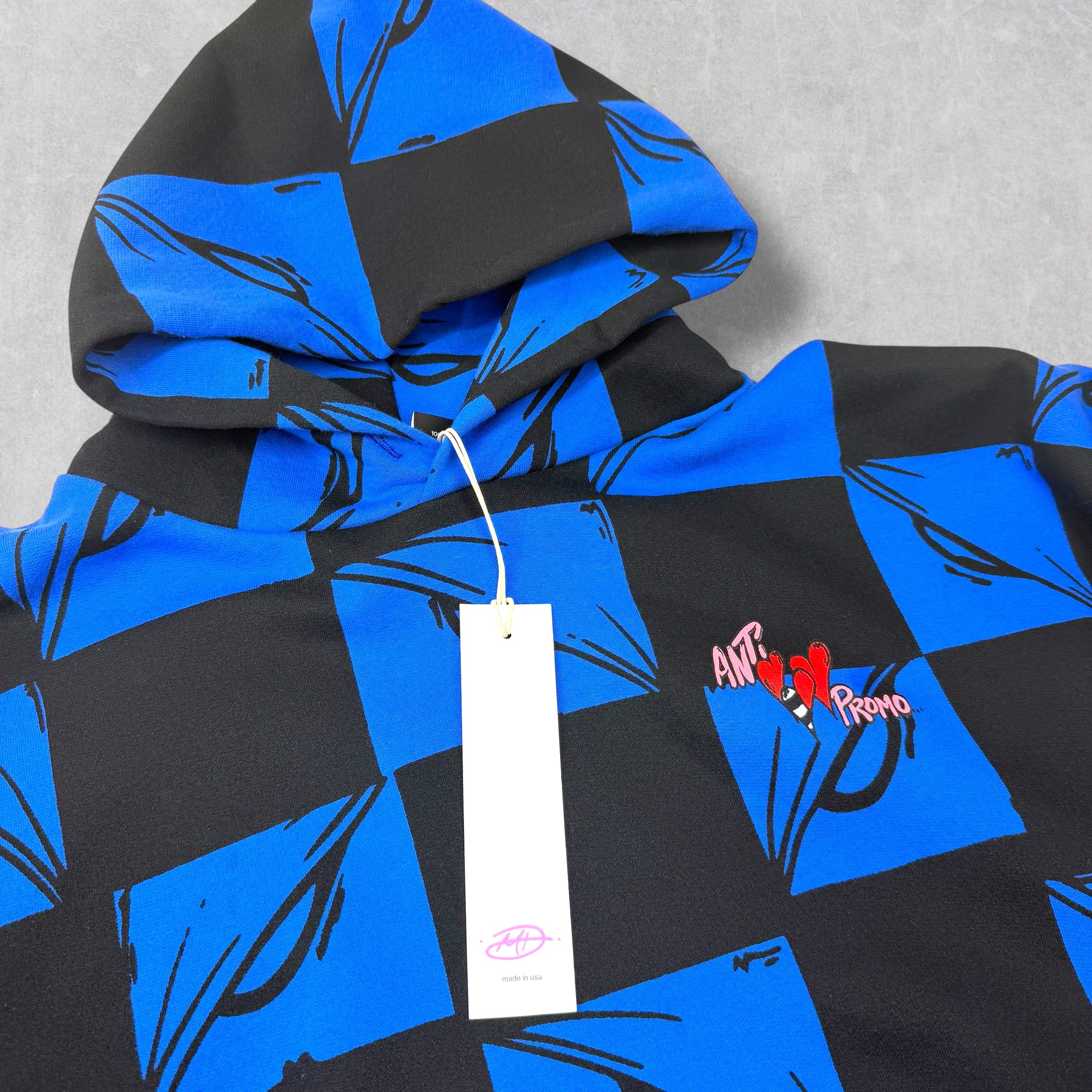 Matty Boy Anti Promo 99 Eyes Hoodie Blue L