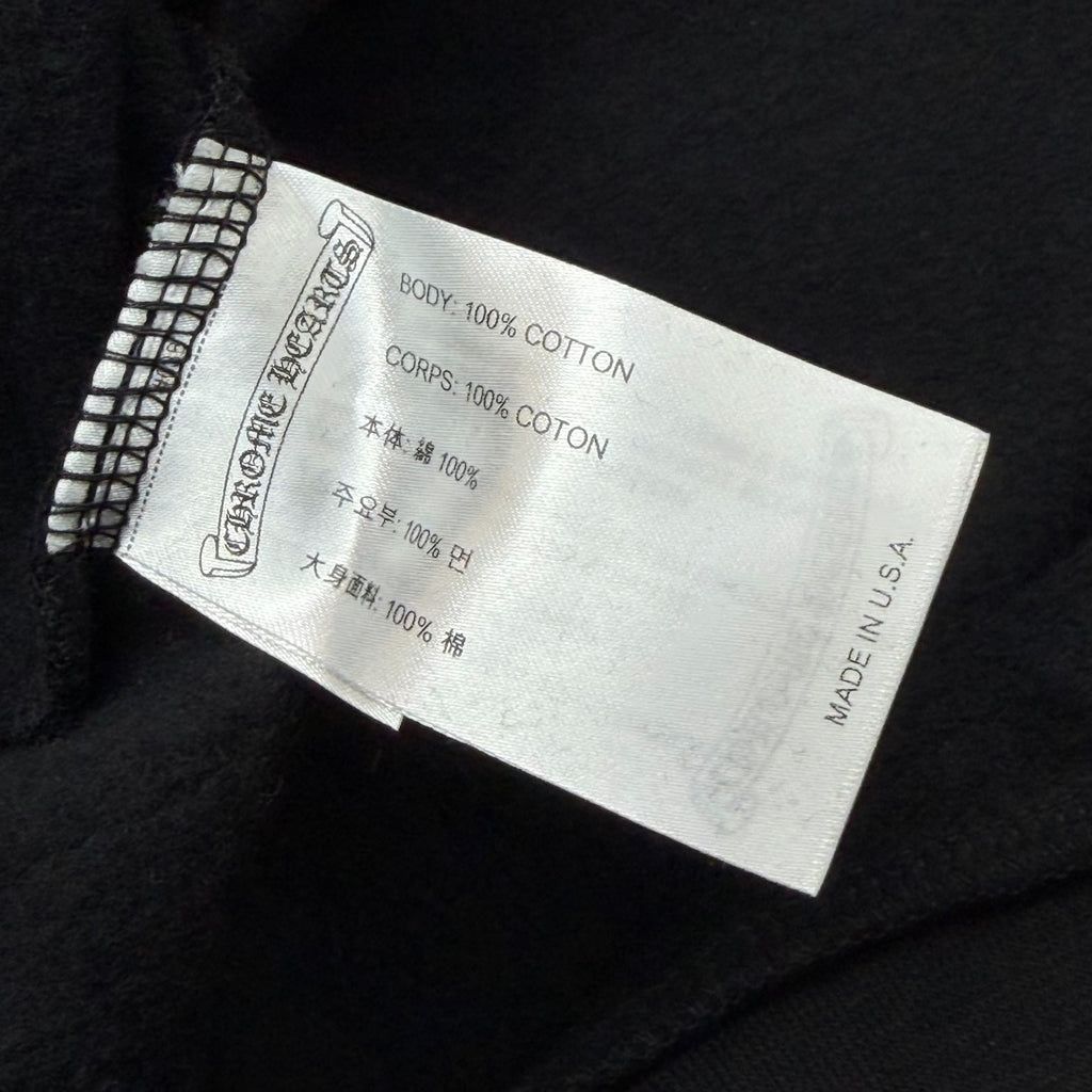 Chrome Hearts Horseshoe Floral Crewneck Black L
