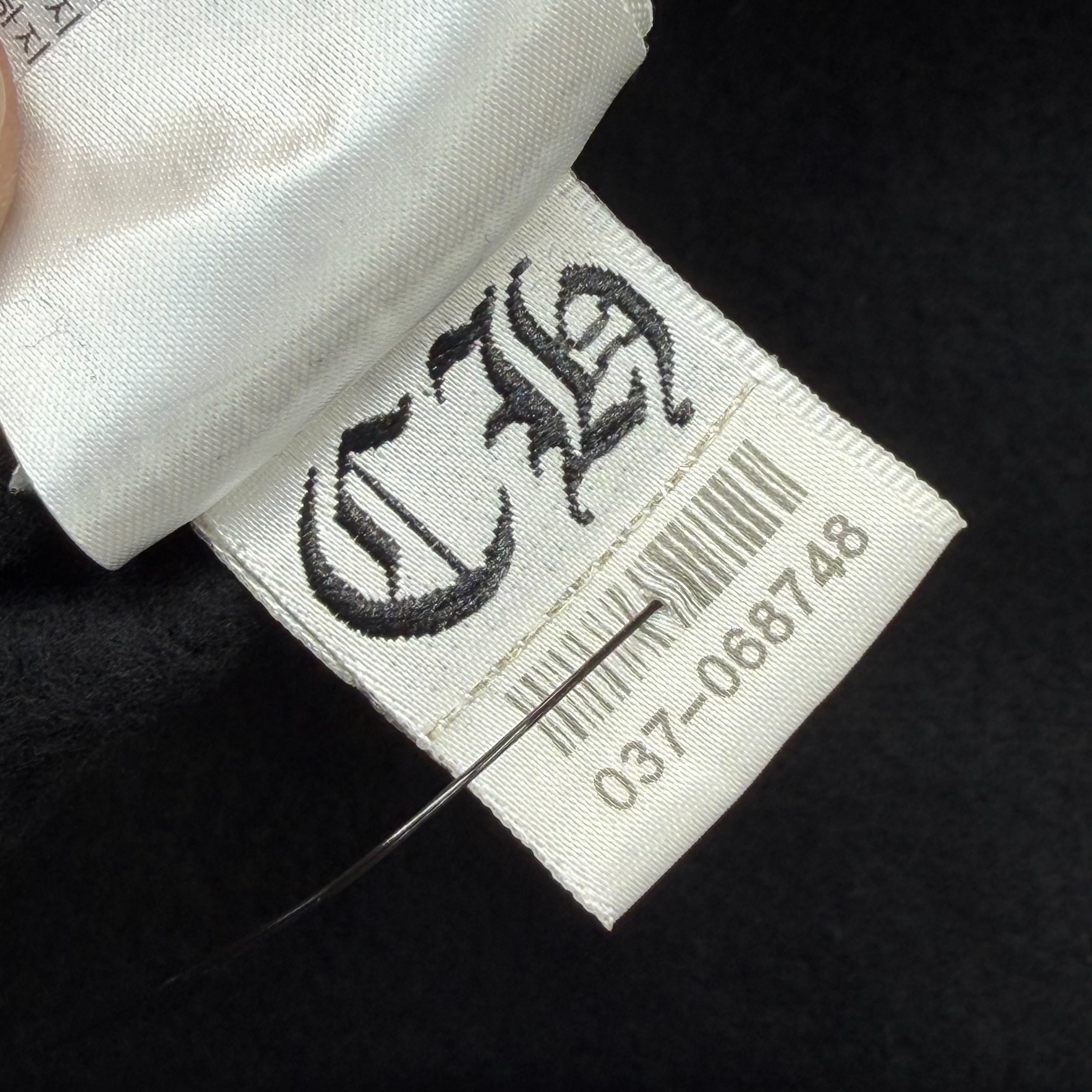 Chrome Hearts Horseshoe Floral Crewneck Black L