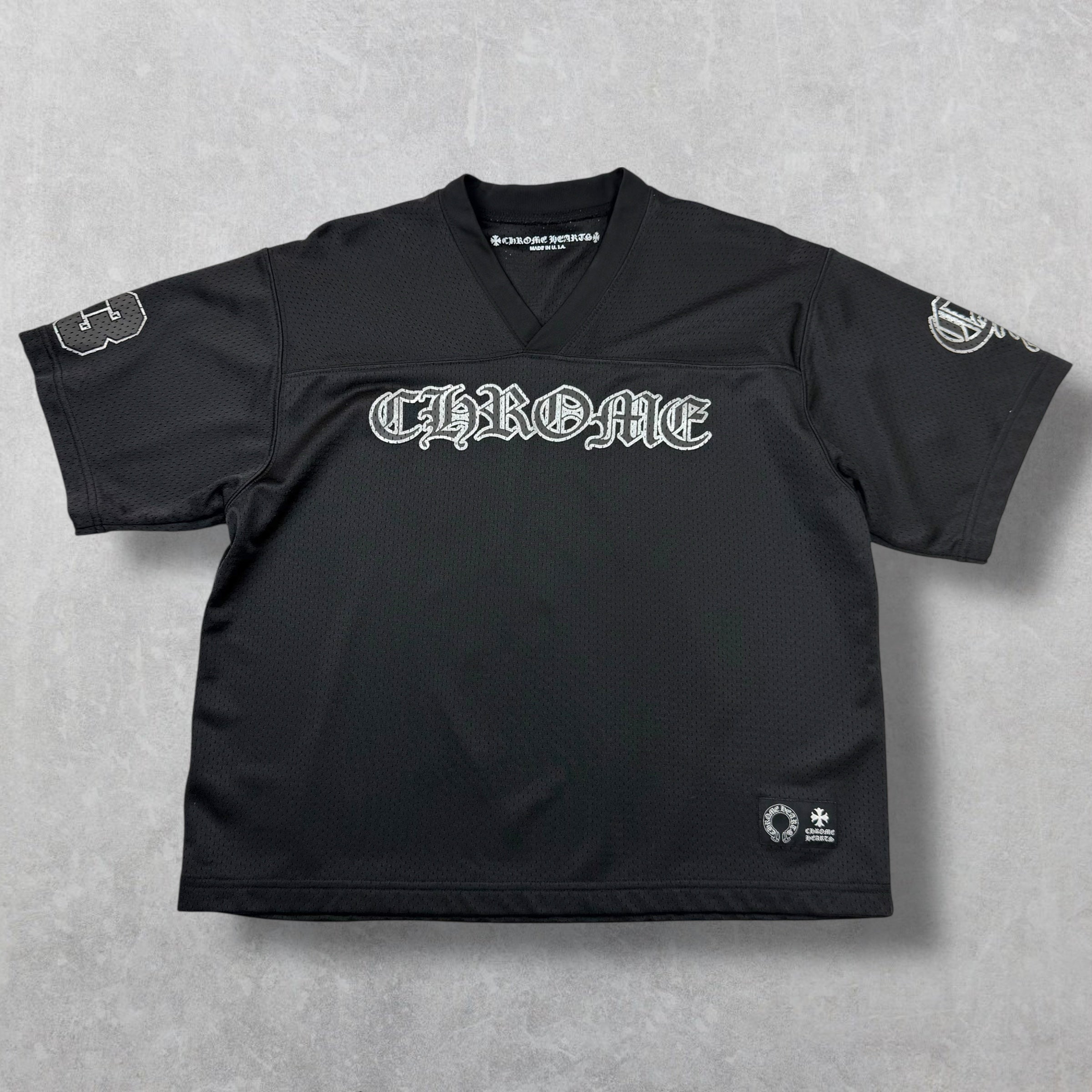 Chrome Hearts Stadium Mesh Jersey Black S
