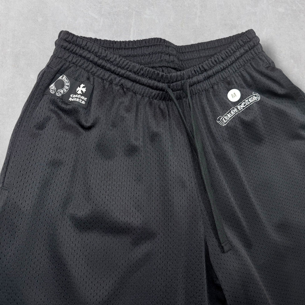 Chrome Hearts Black Mesh Warm Up Pants M