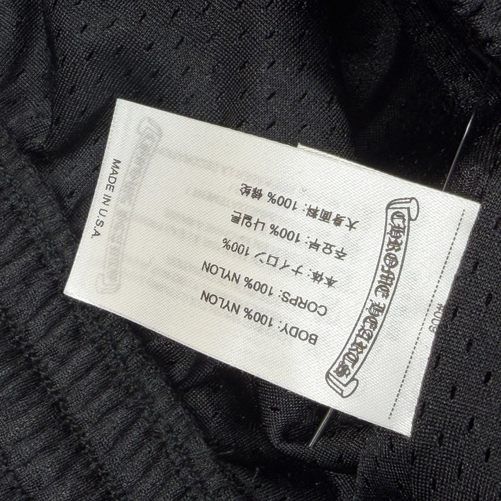 Chrome Hearts Black Mesh Warm Up Pants M